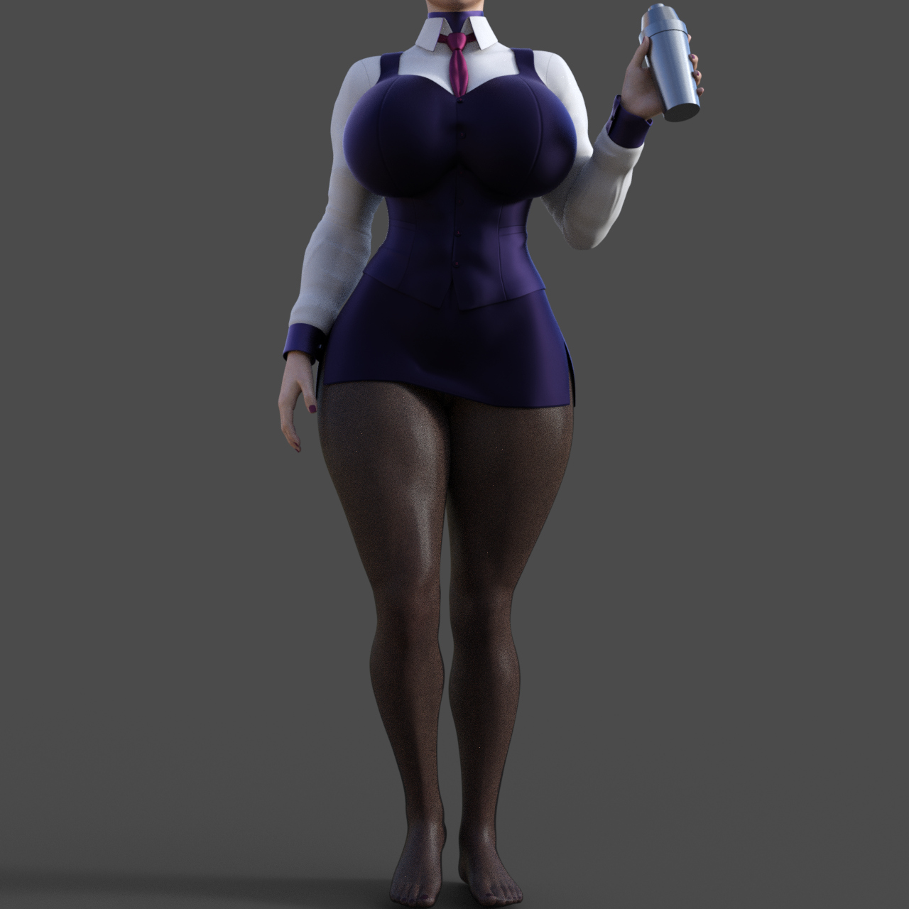 Cute Bartender Outfit for Genesis 8 Female Daz Content