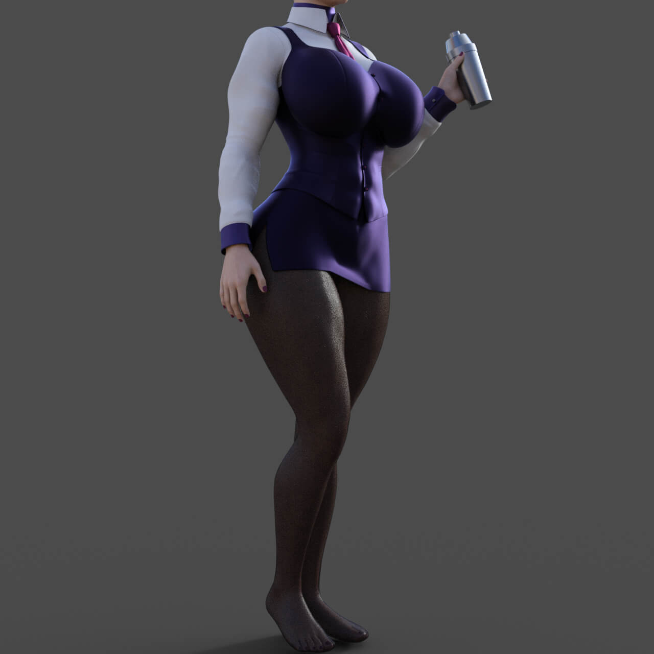 Cute Bartender Outfit for Genesis 8 Female Daz Content