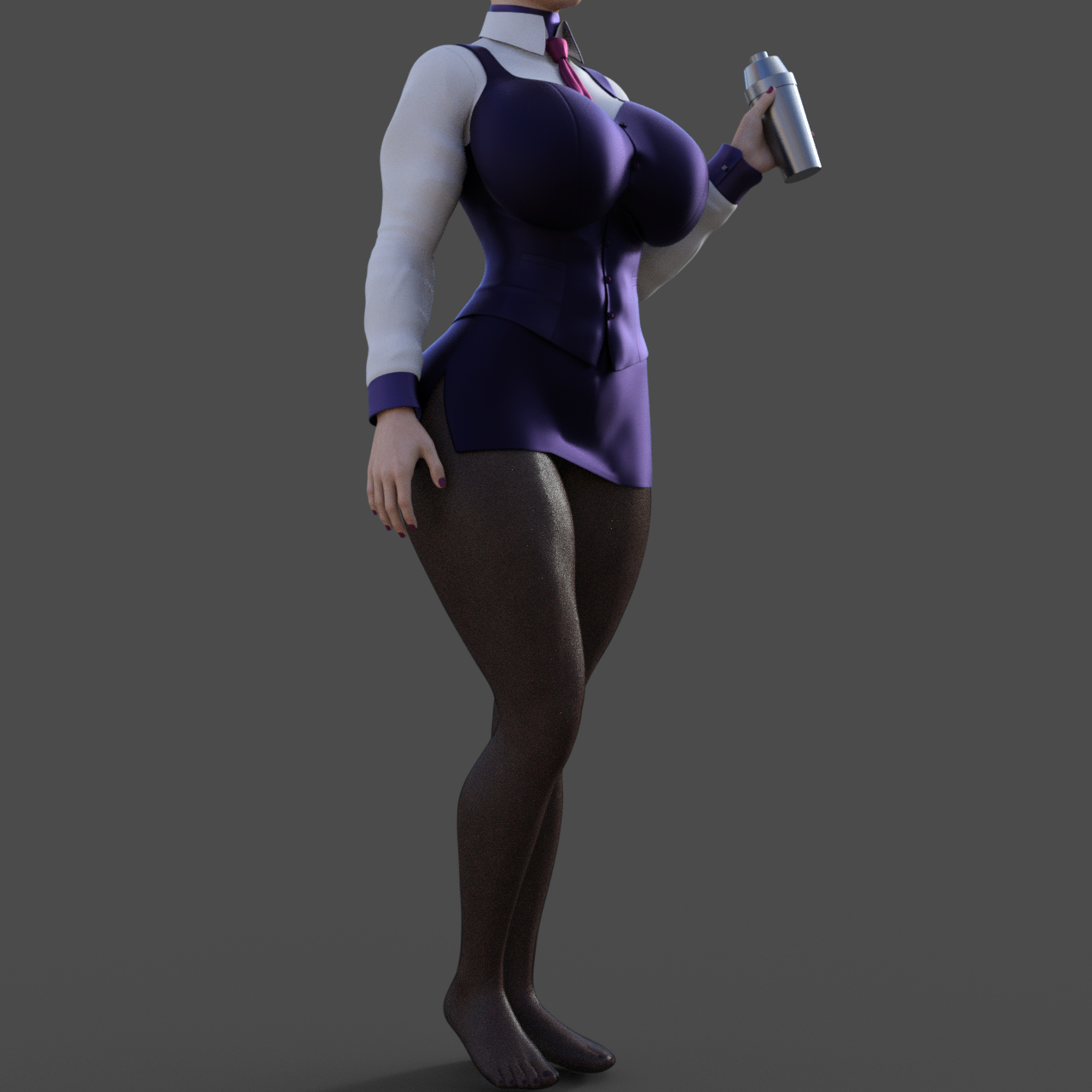 Cute Bartender Outfit for Genesis 8 Female Daz Content