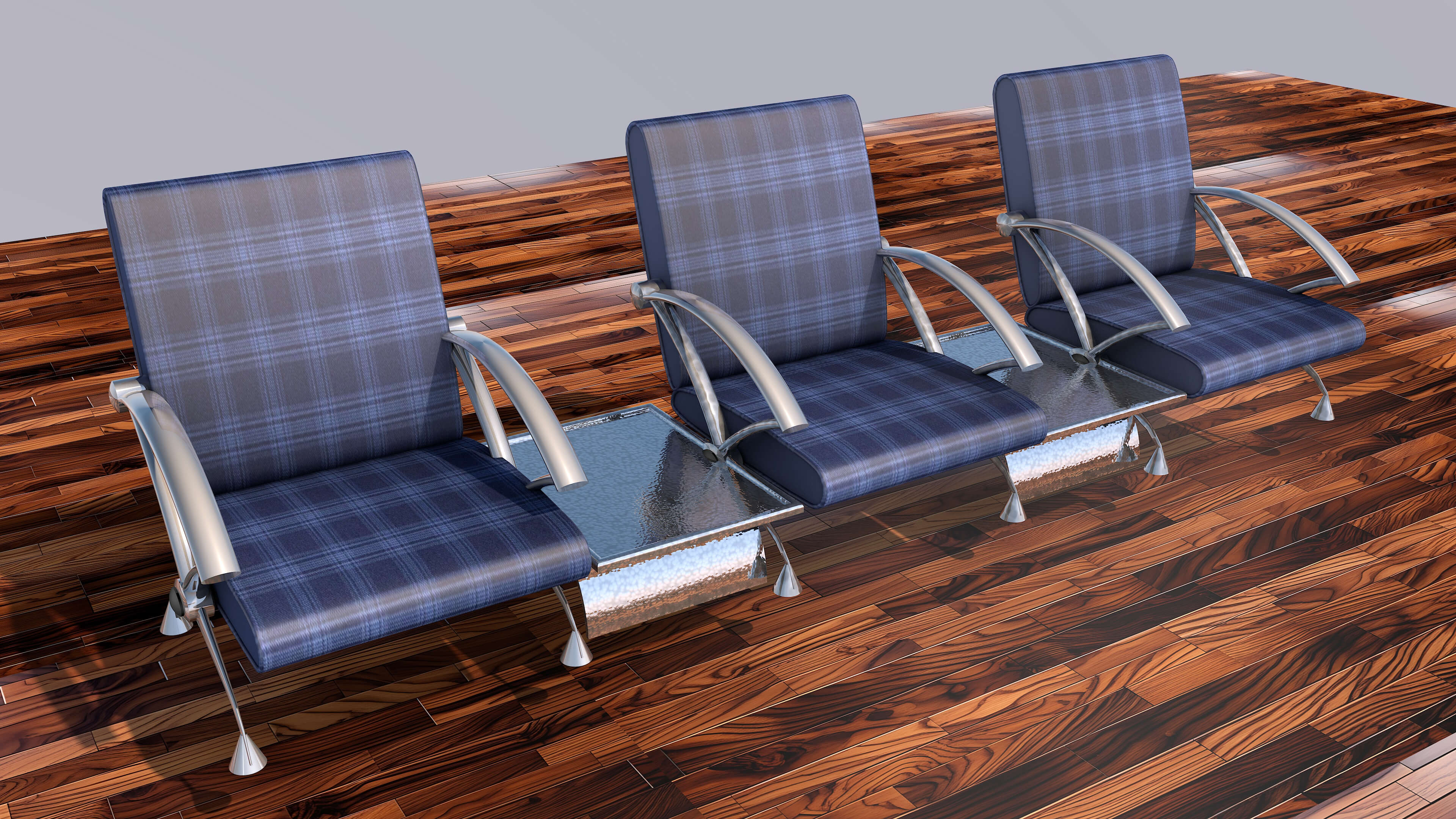 Airport Seating 3D Model