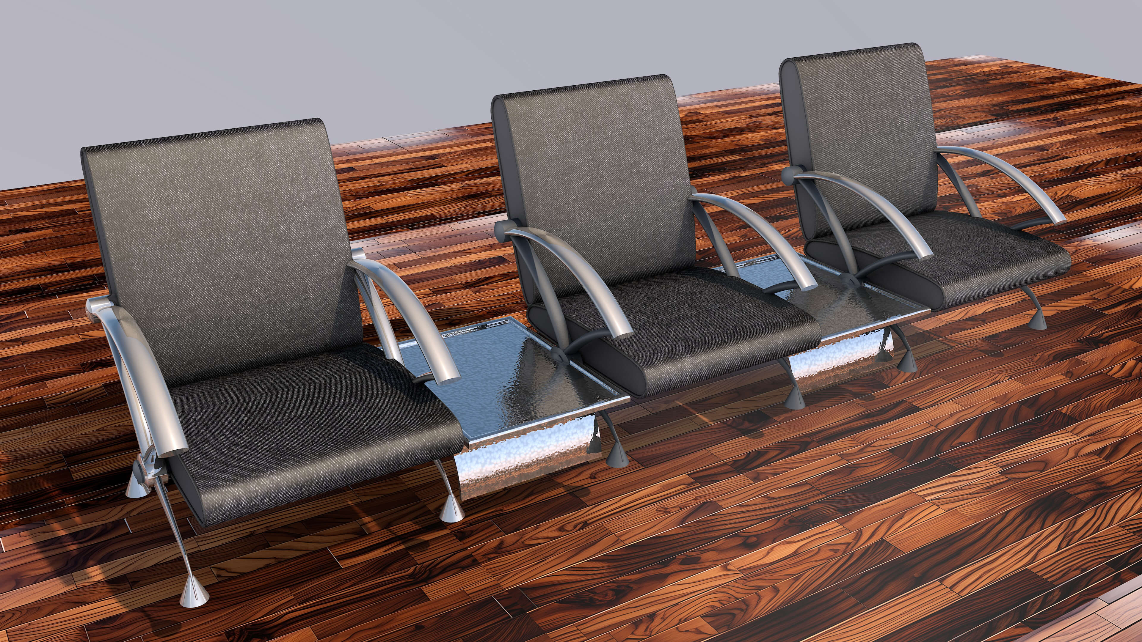 Airport Seating 3D Model