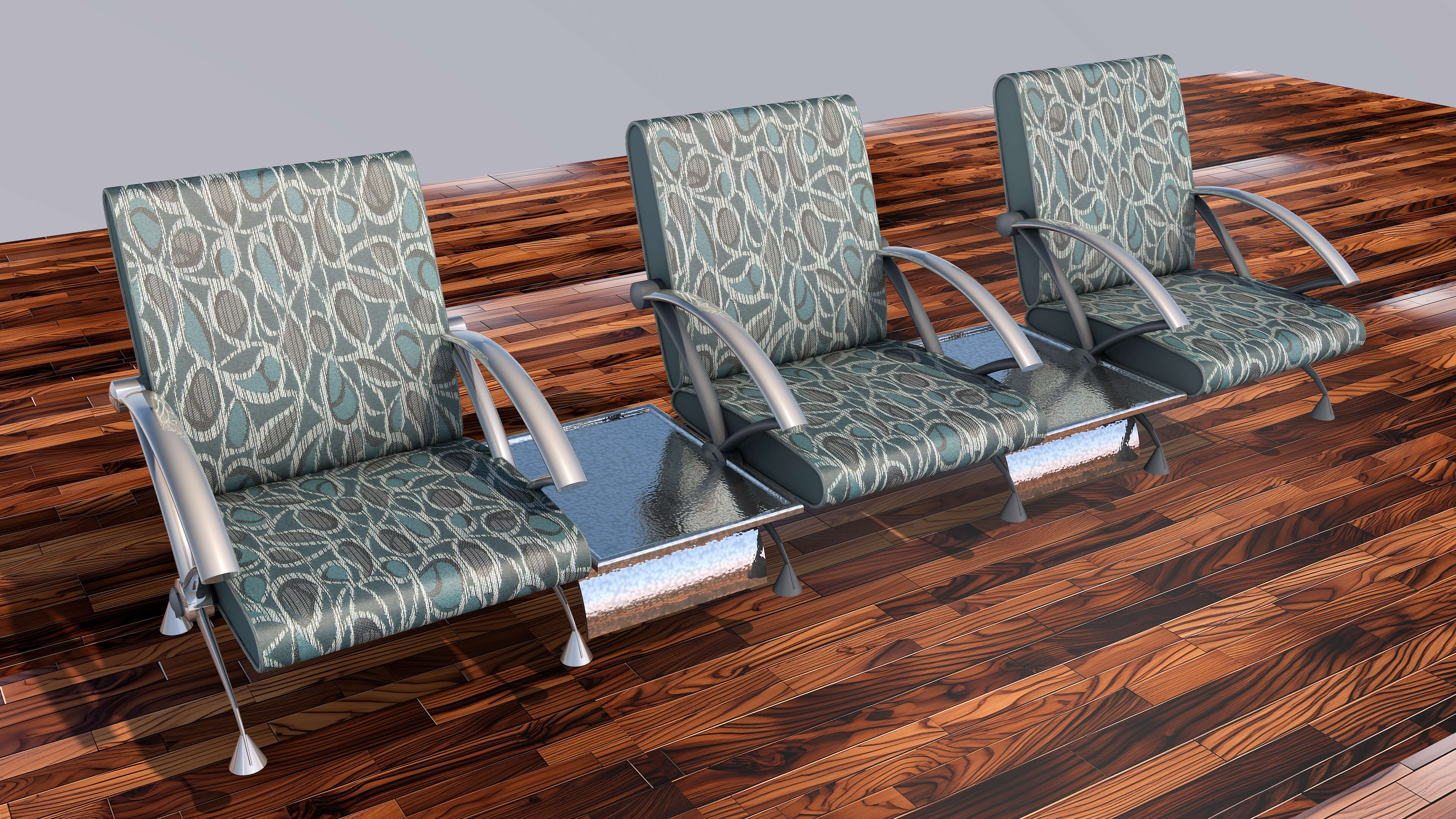 Airport Seating 3D Model