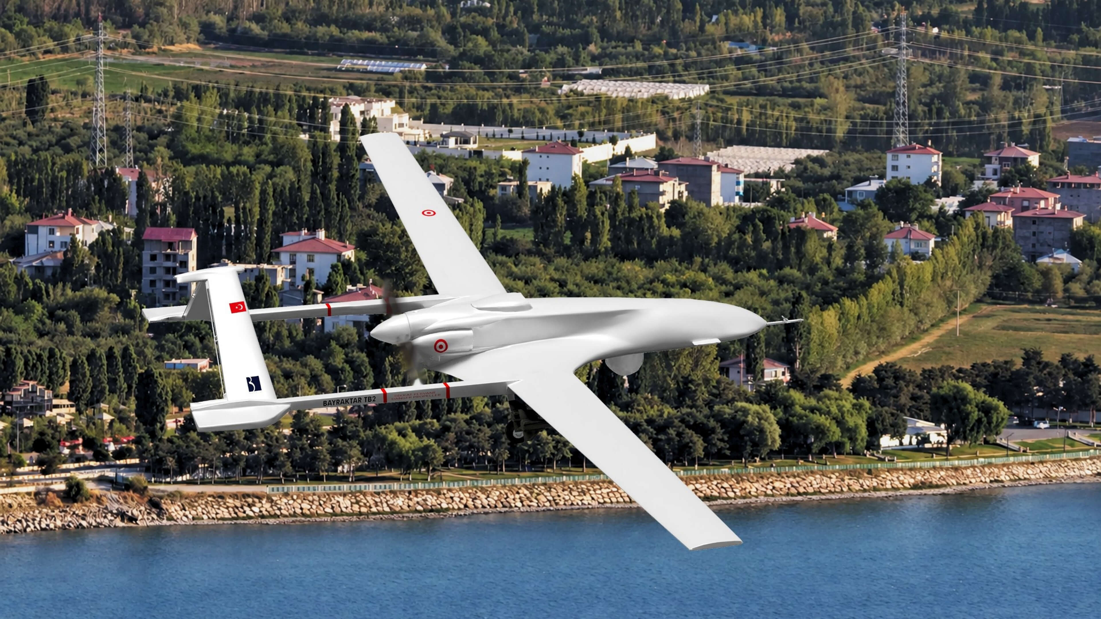 Baykar Bayraktar TB2 3D Model