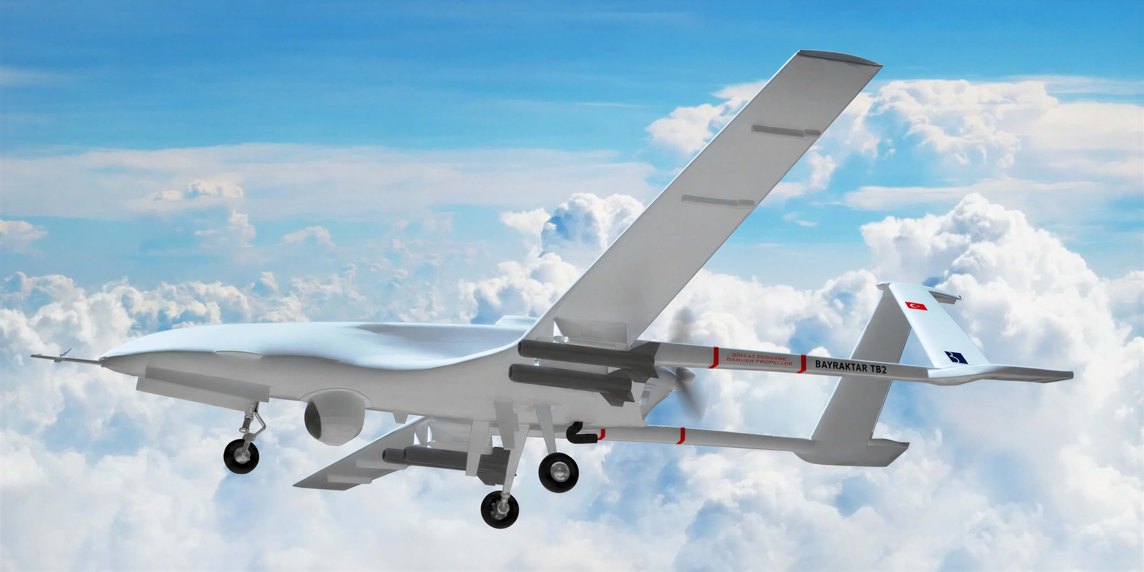 Baykar Bayraktar TB2 3D Model