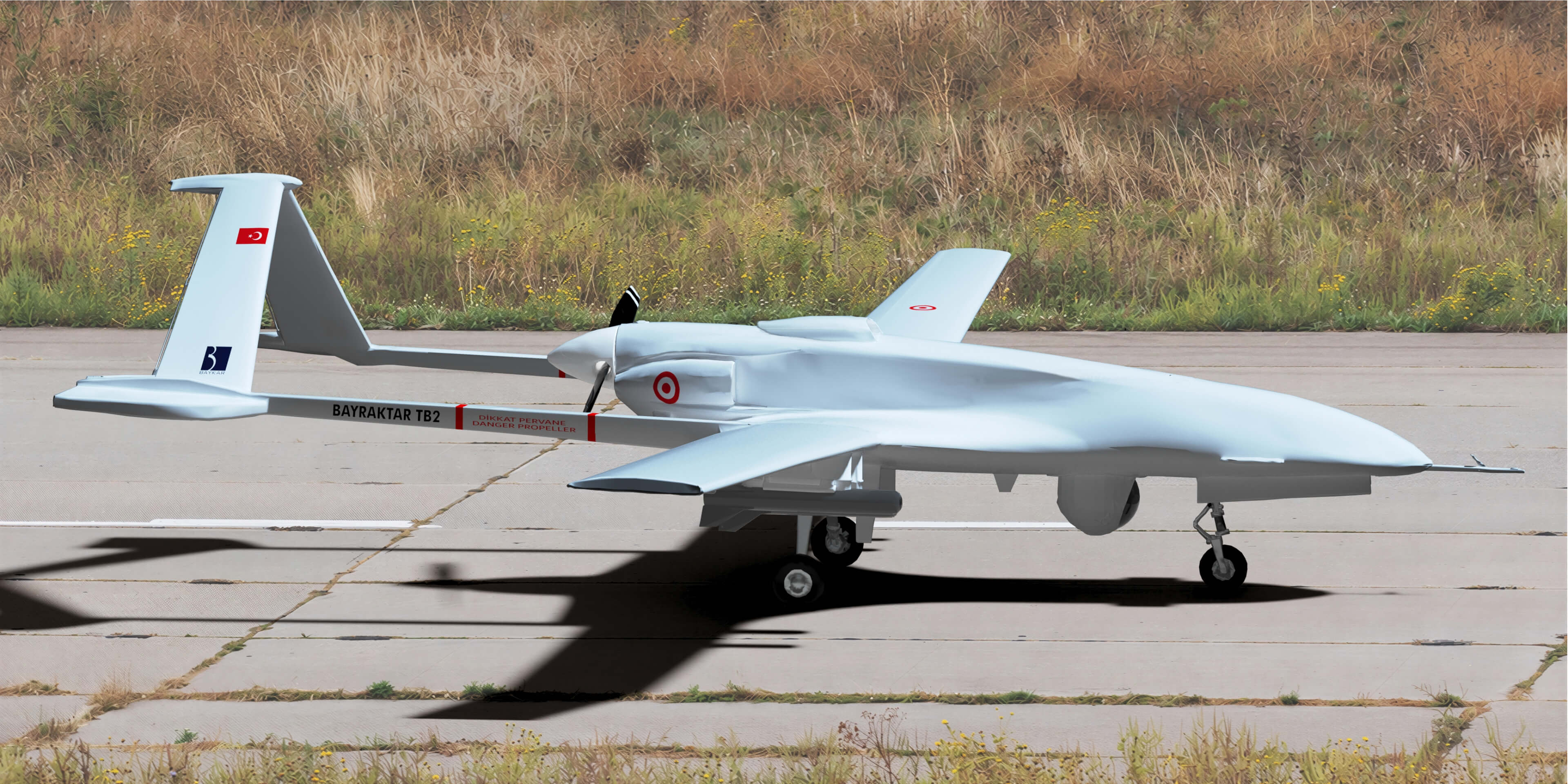 Baykar Bayraktar TB2 3D Model