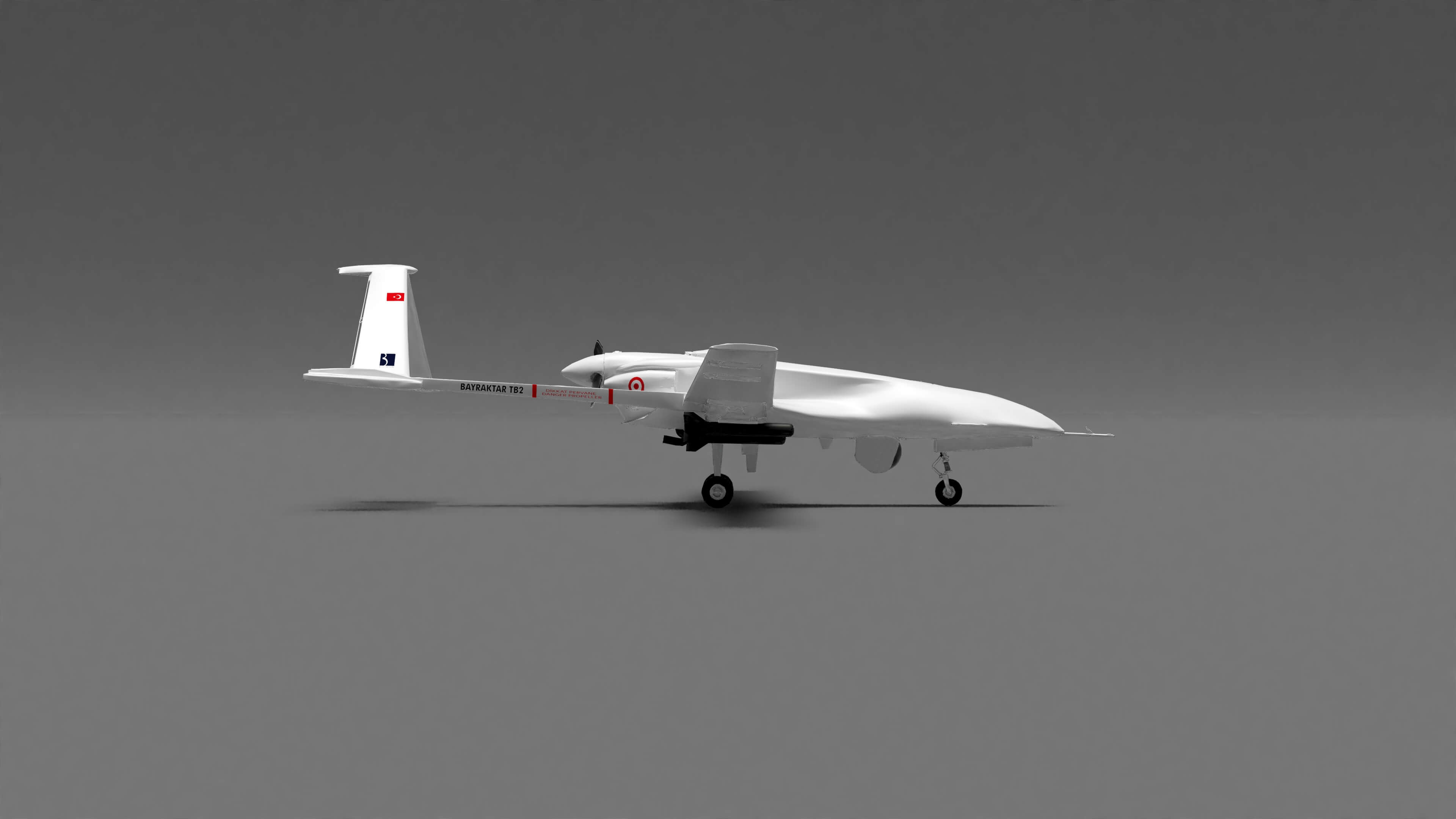 Baykar Bayraktar TB2 3D Model