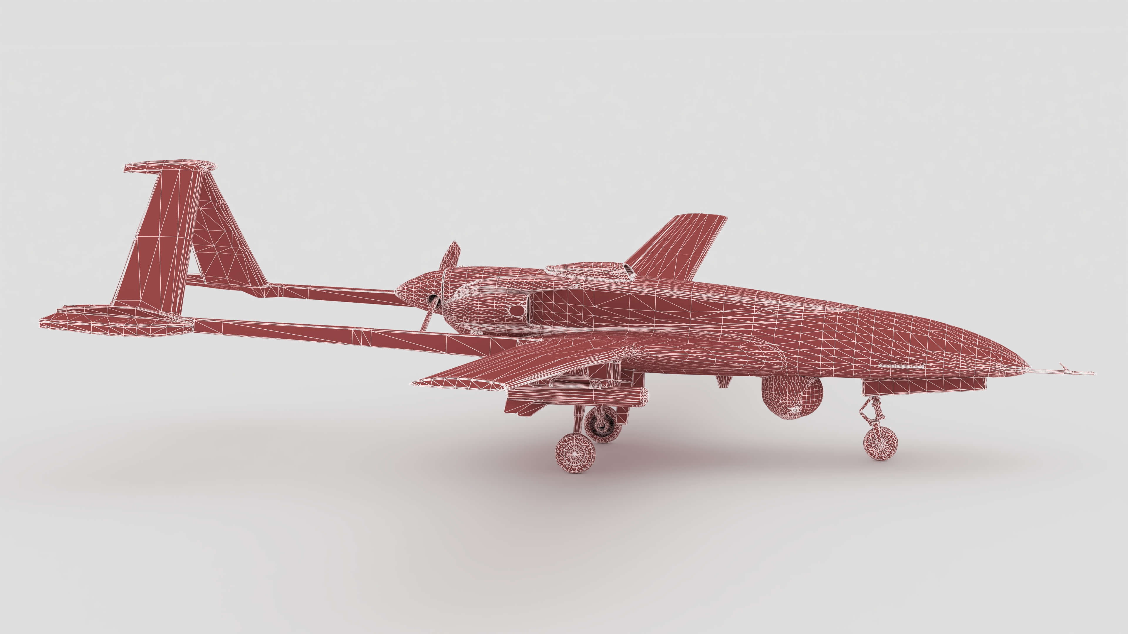 Baykar Bayraktar TB2 3D Model