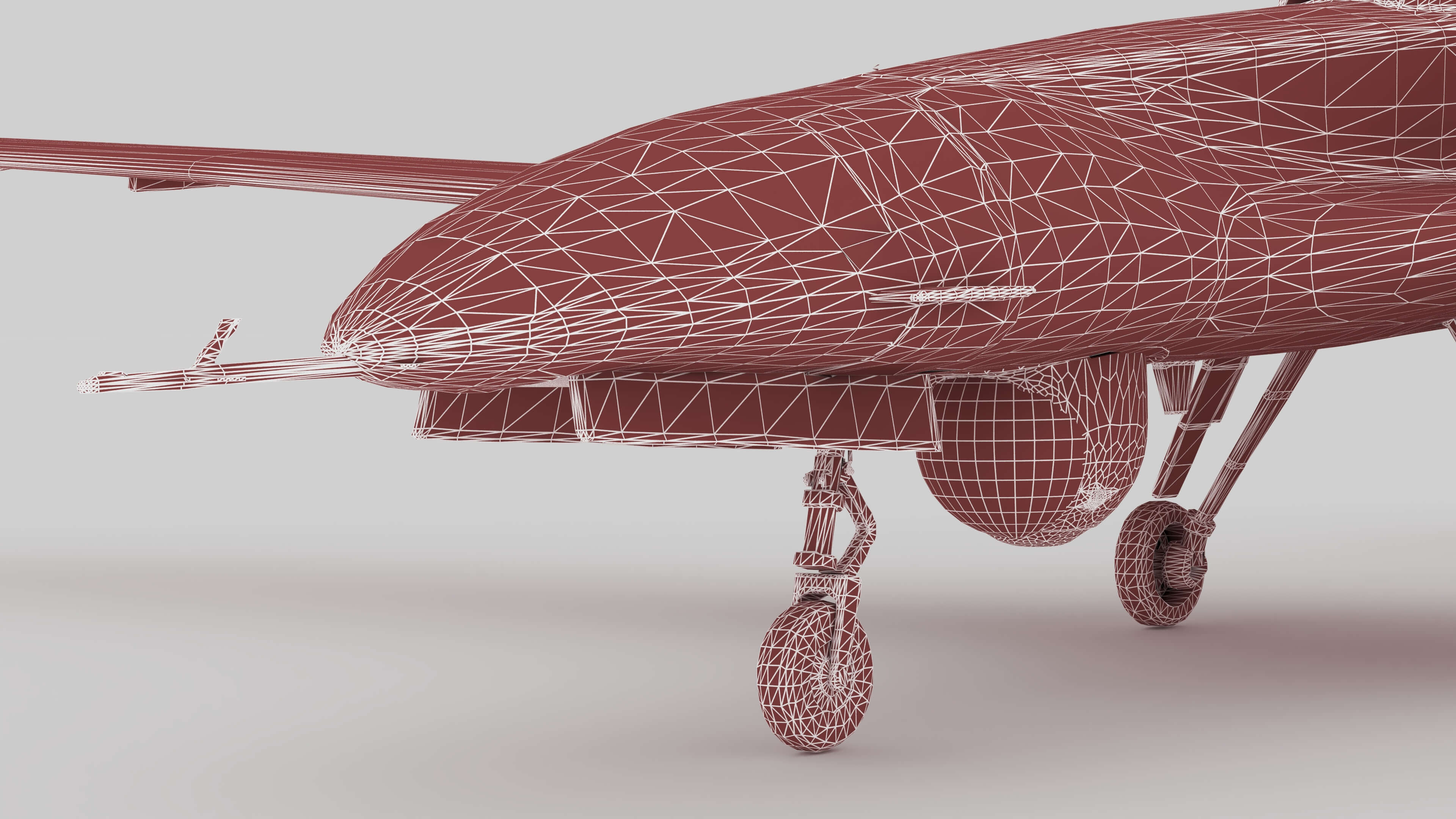 Baykar Bayraktar TB2 3D Model