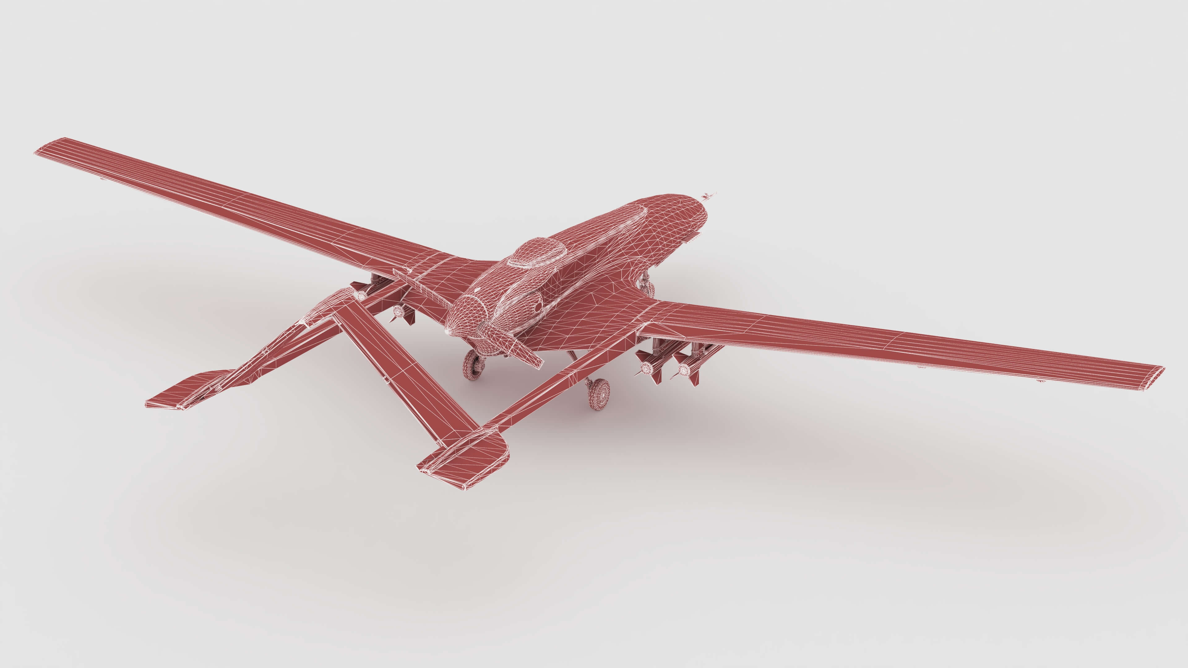 Baykar Bayraktar TB2 3D Model