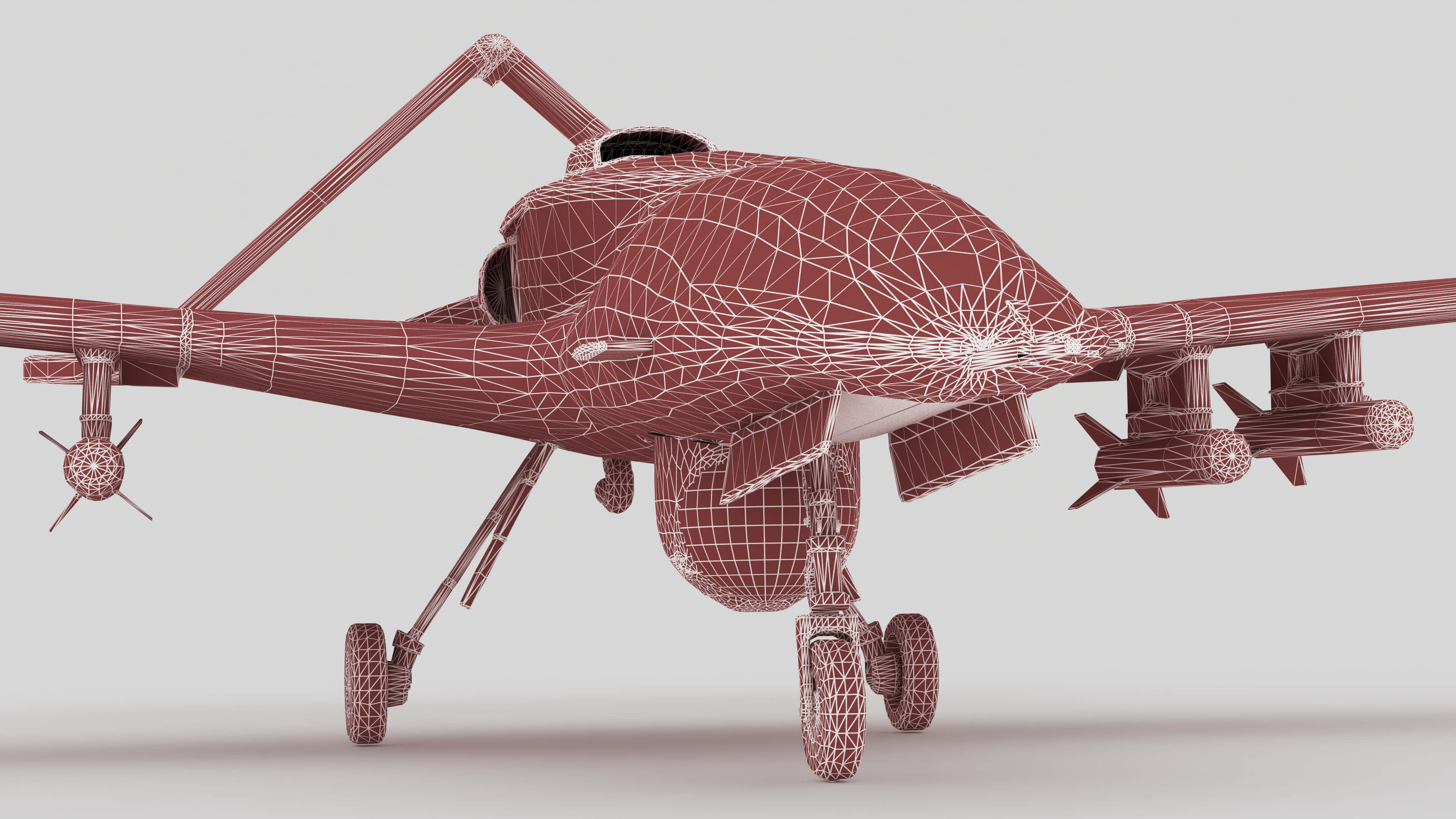 Baykar Bayraktar TB2 3D Model