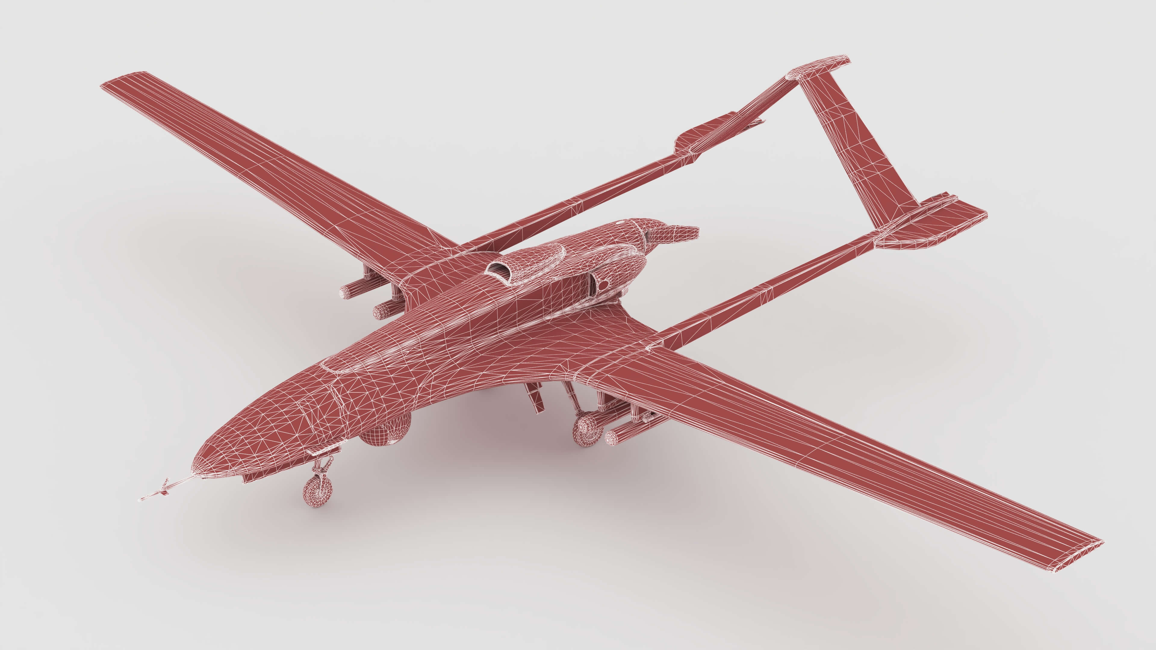 Baykar Bayraktar TB2 3D Model