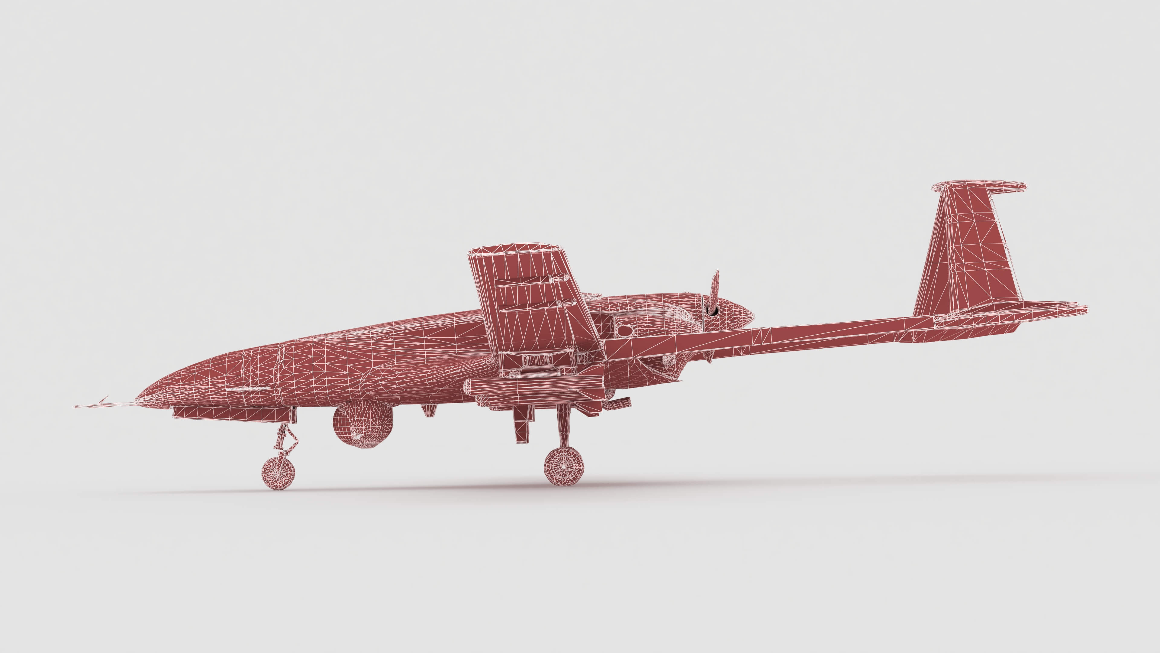 Baykar Bayraktar TB2 3D Model