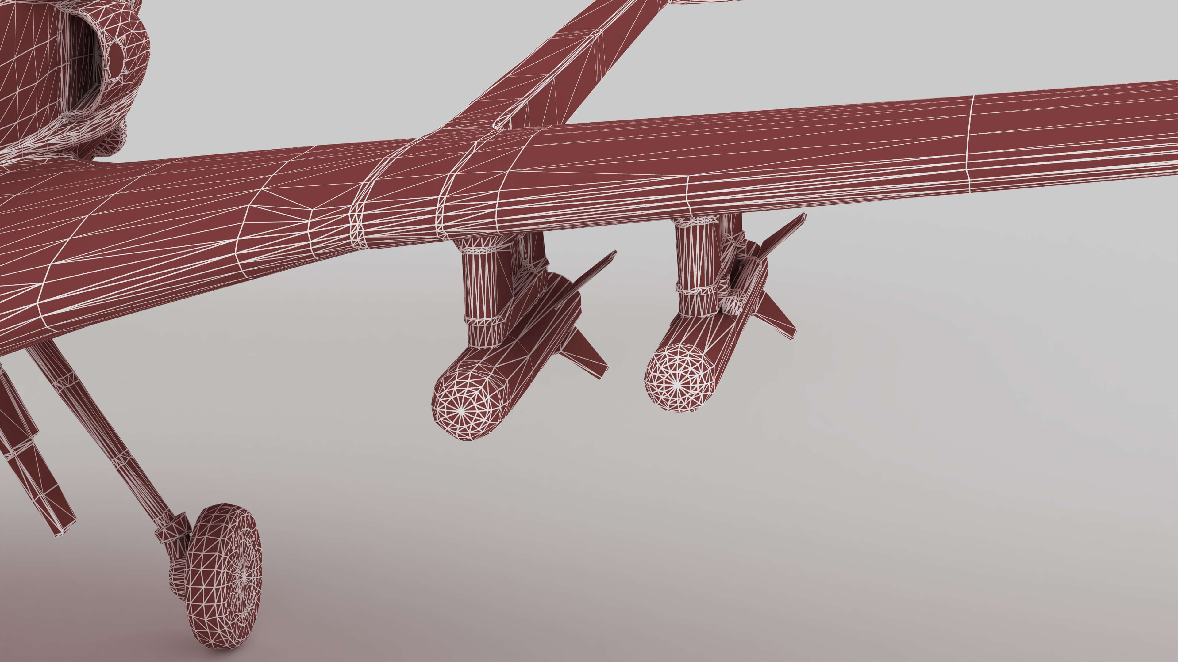 Baykar Bayraktar TB2 3D Model