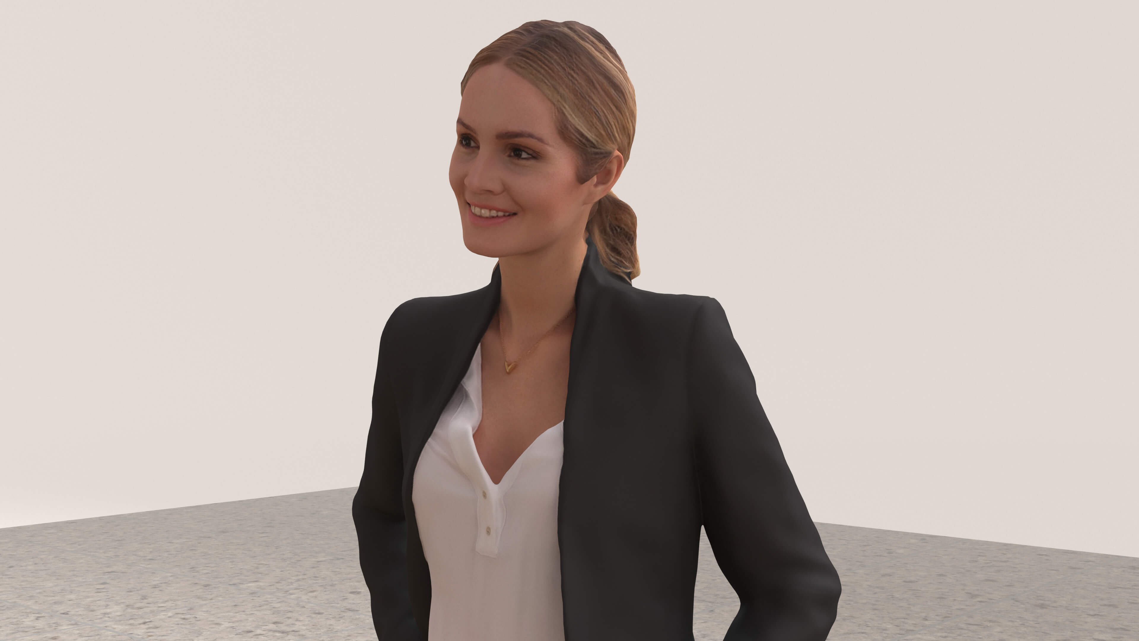 Hotel Reception 3D Model