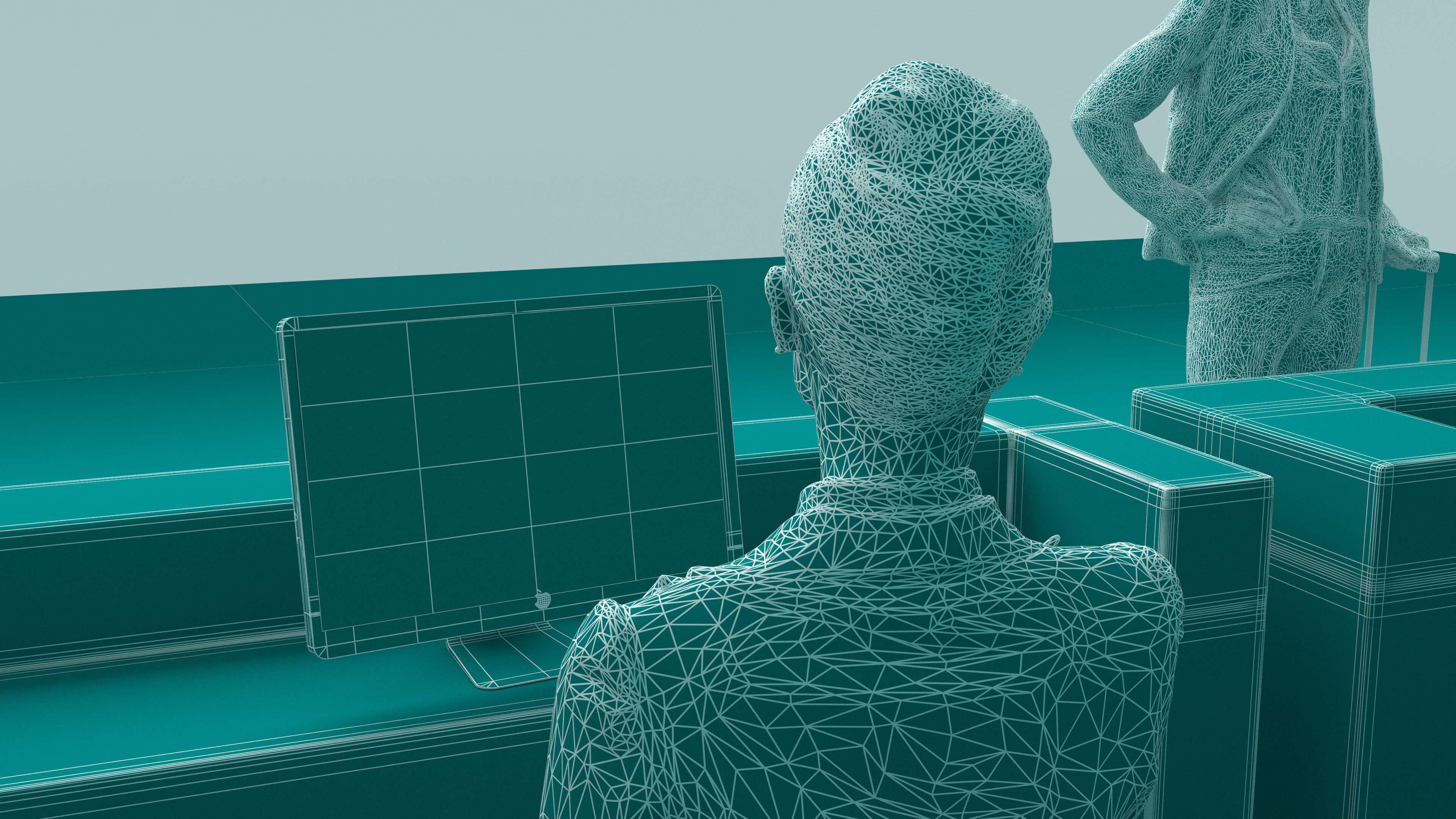 Hotel Reception 3D Model