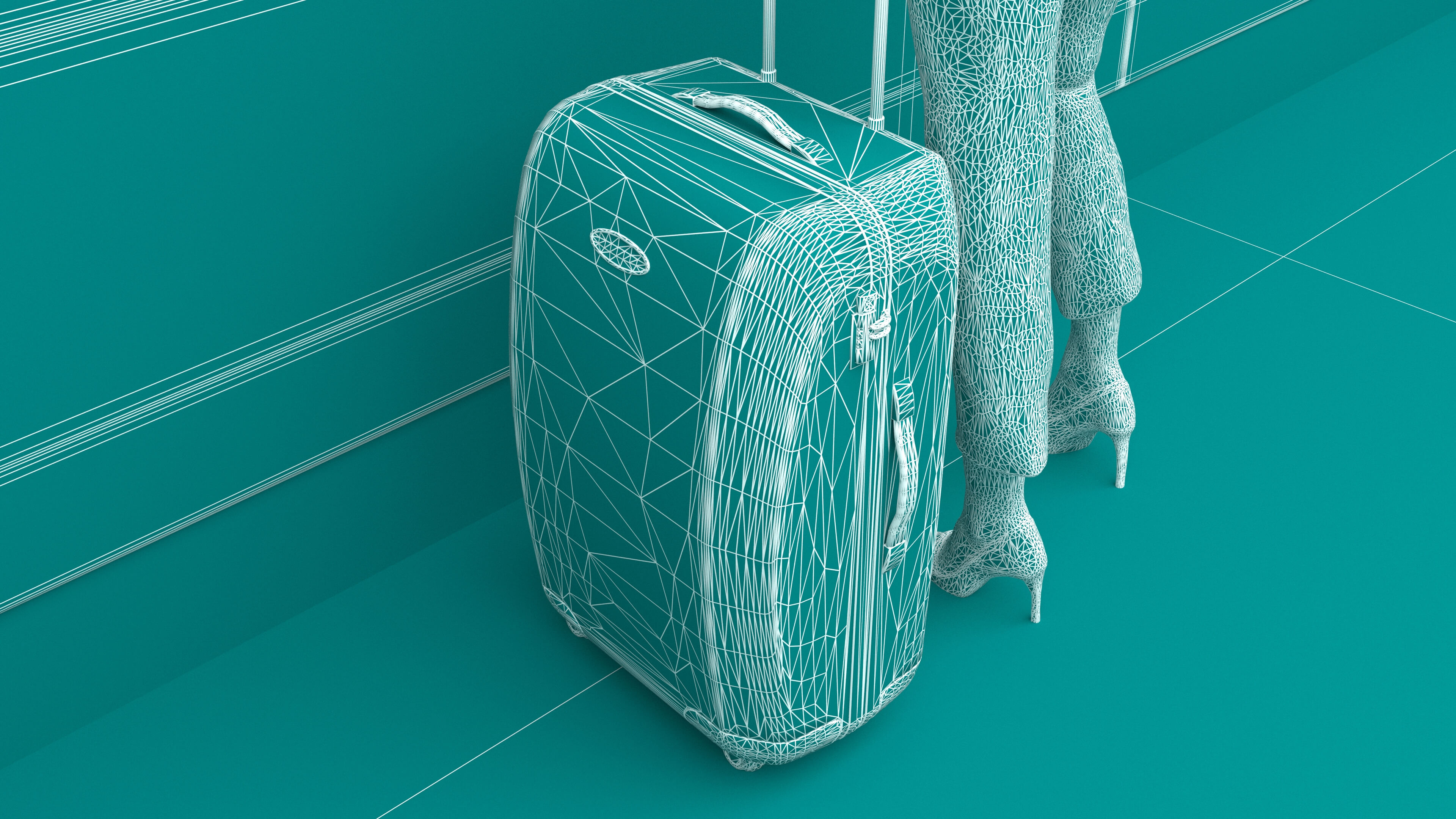 Hotel Reception 3D Model