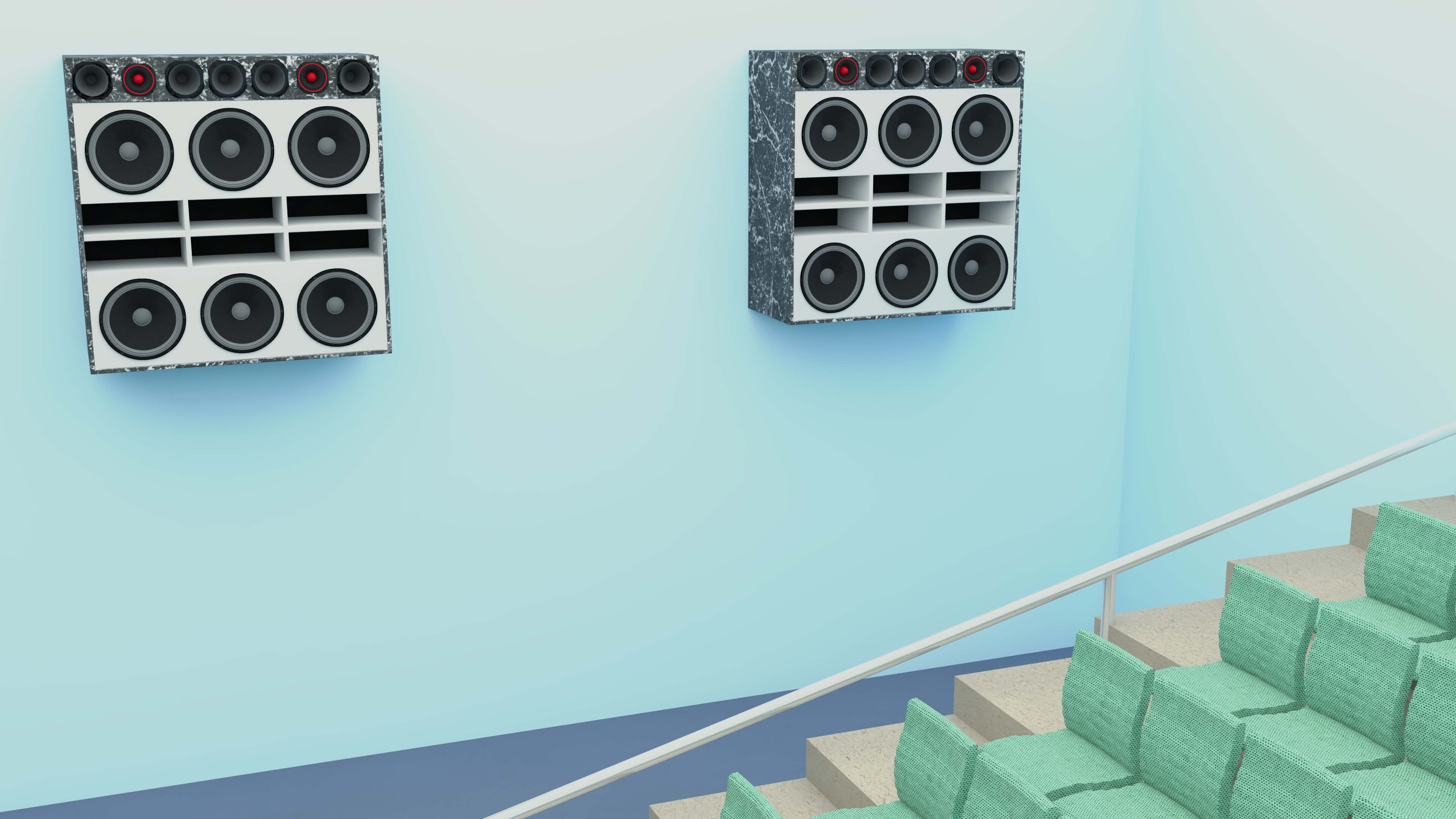 Jazz Clup Stage 3D Model