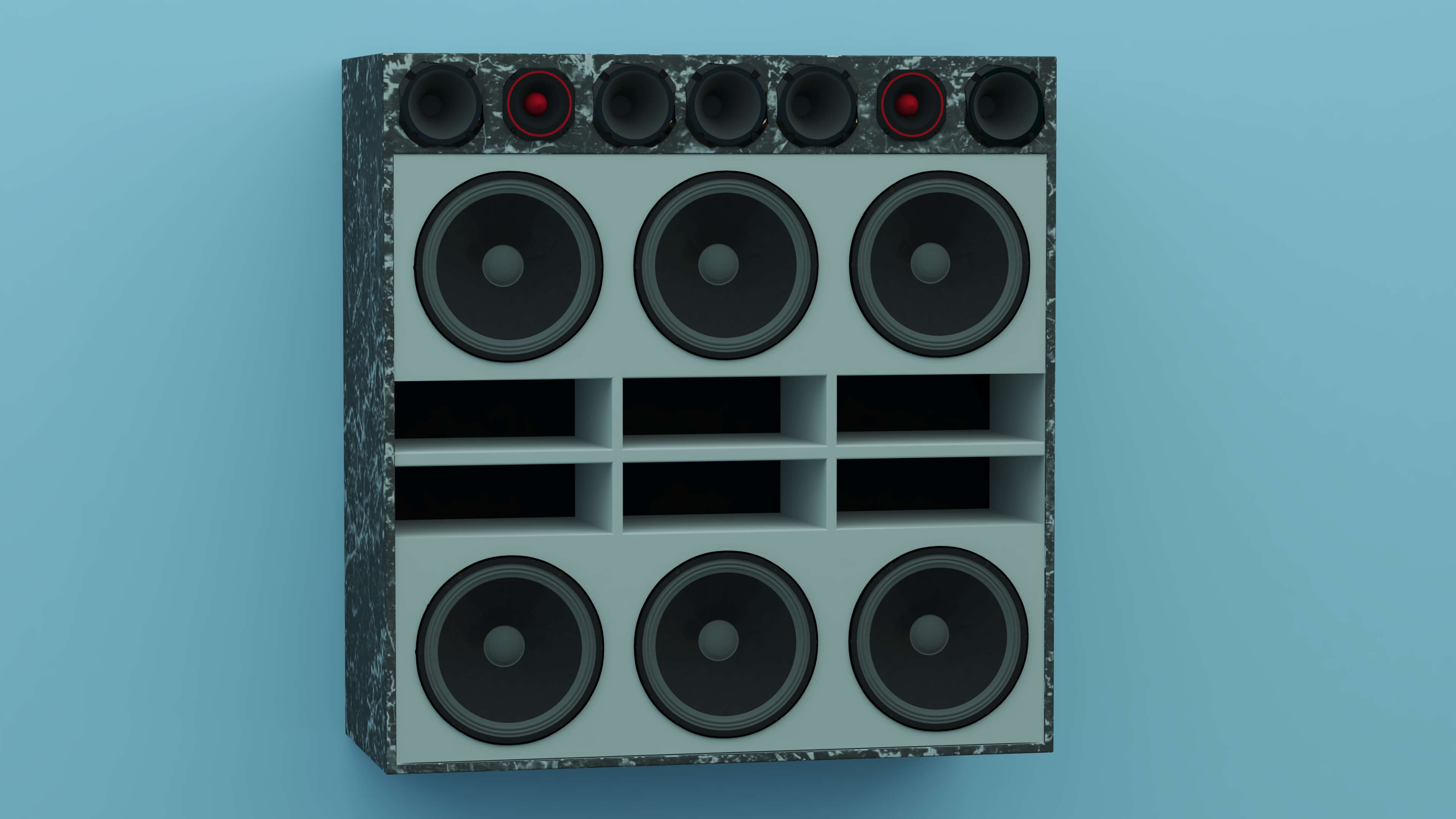 Jazz Clup Stage 3D Model