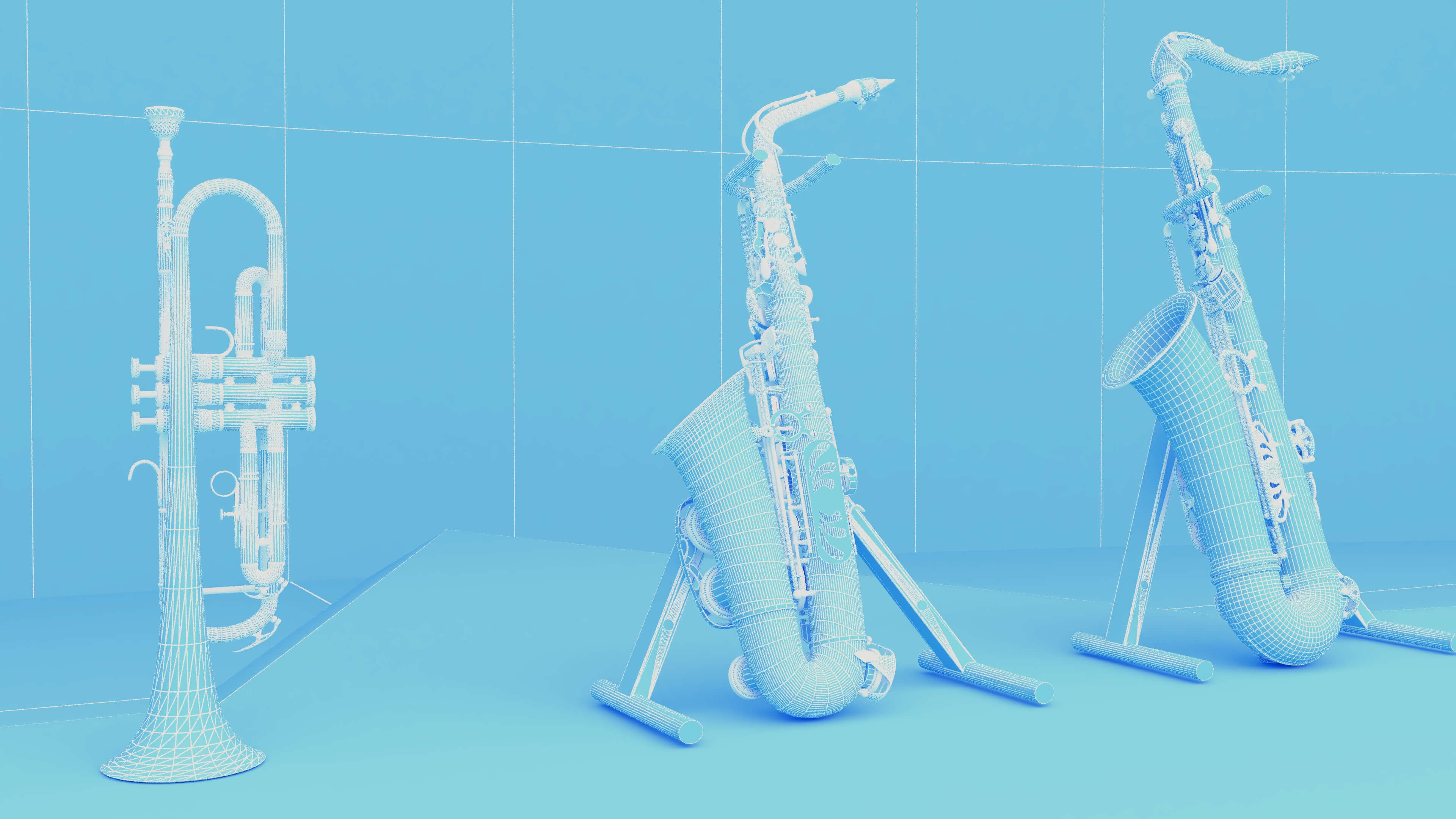 Jazz Clup Stage 3D Model