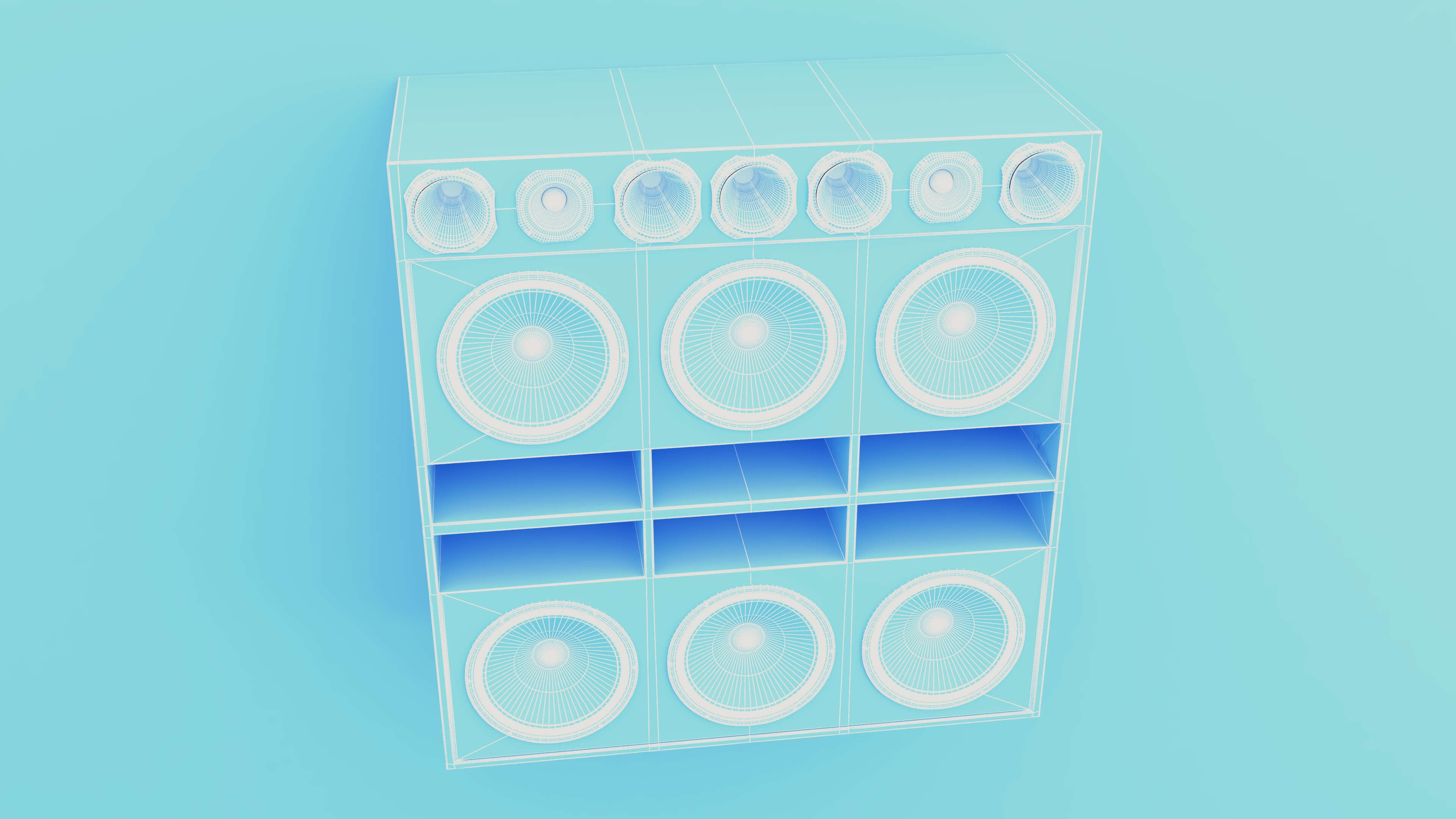 Jazz Clup Stage 3D Model