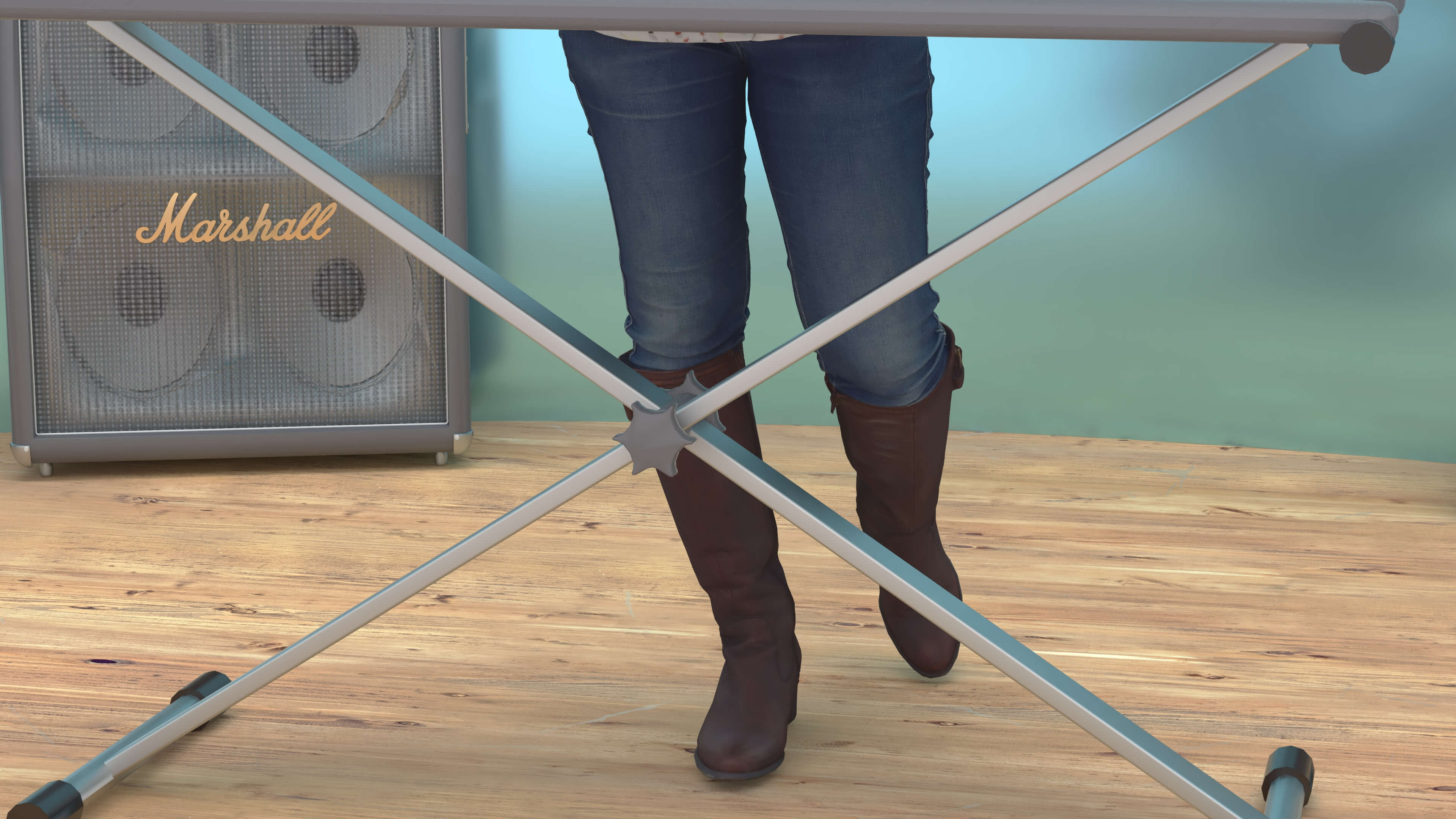 Keyboardist Musician 3D Model