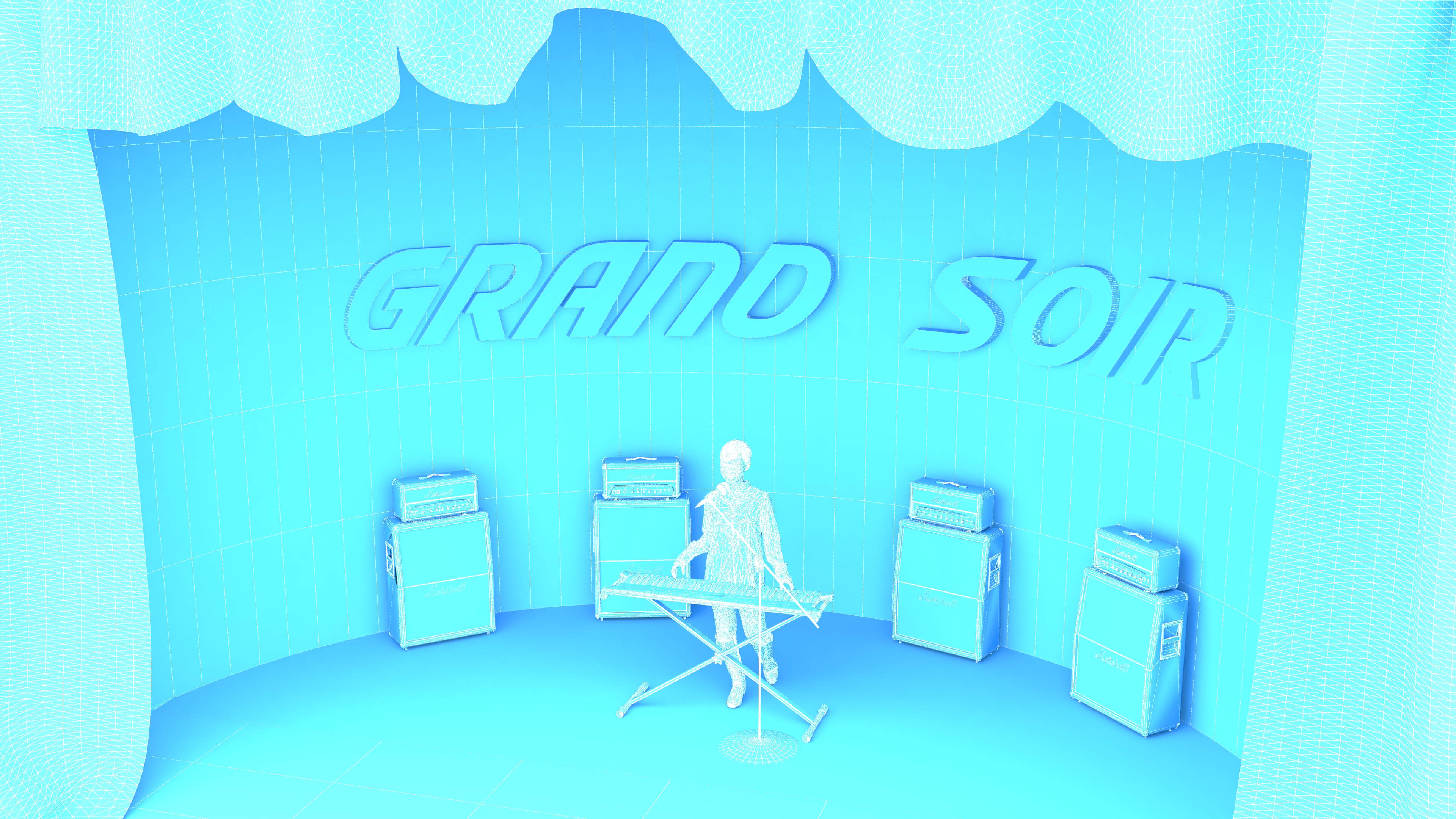 Keyboardist Musician 3D Model