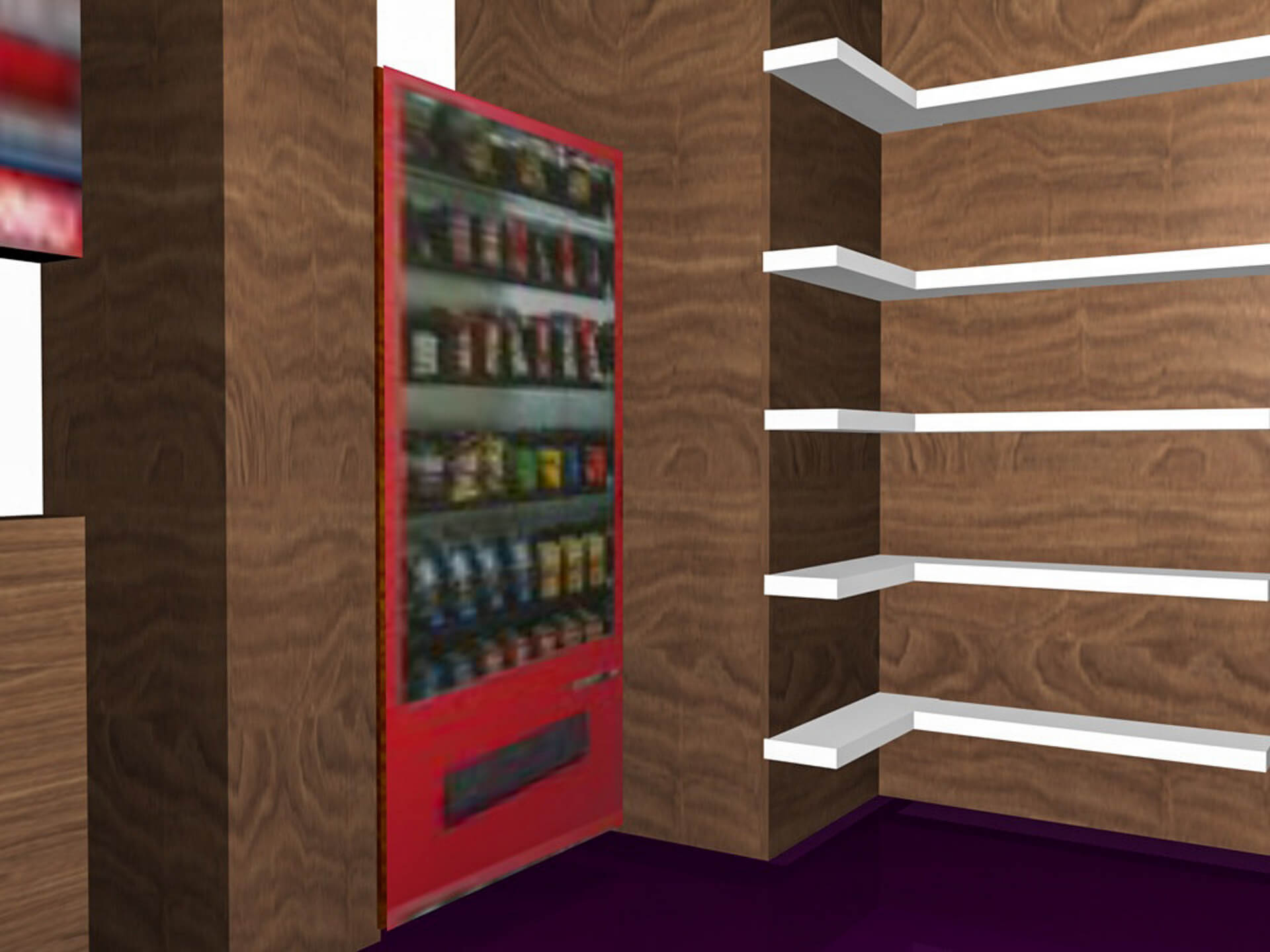 Mistik Cafe Shop 3D Model