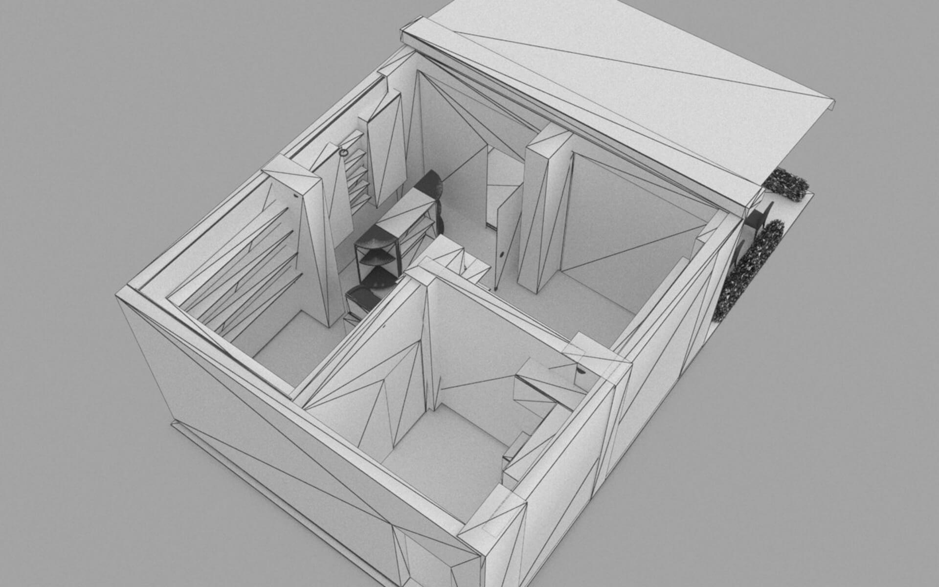Mistik Cafe Shop 3D Model