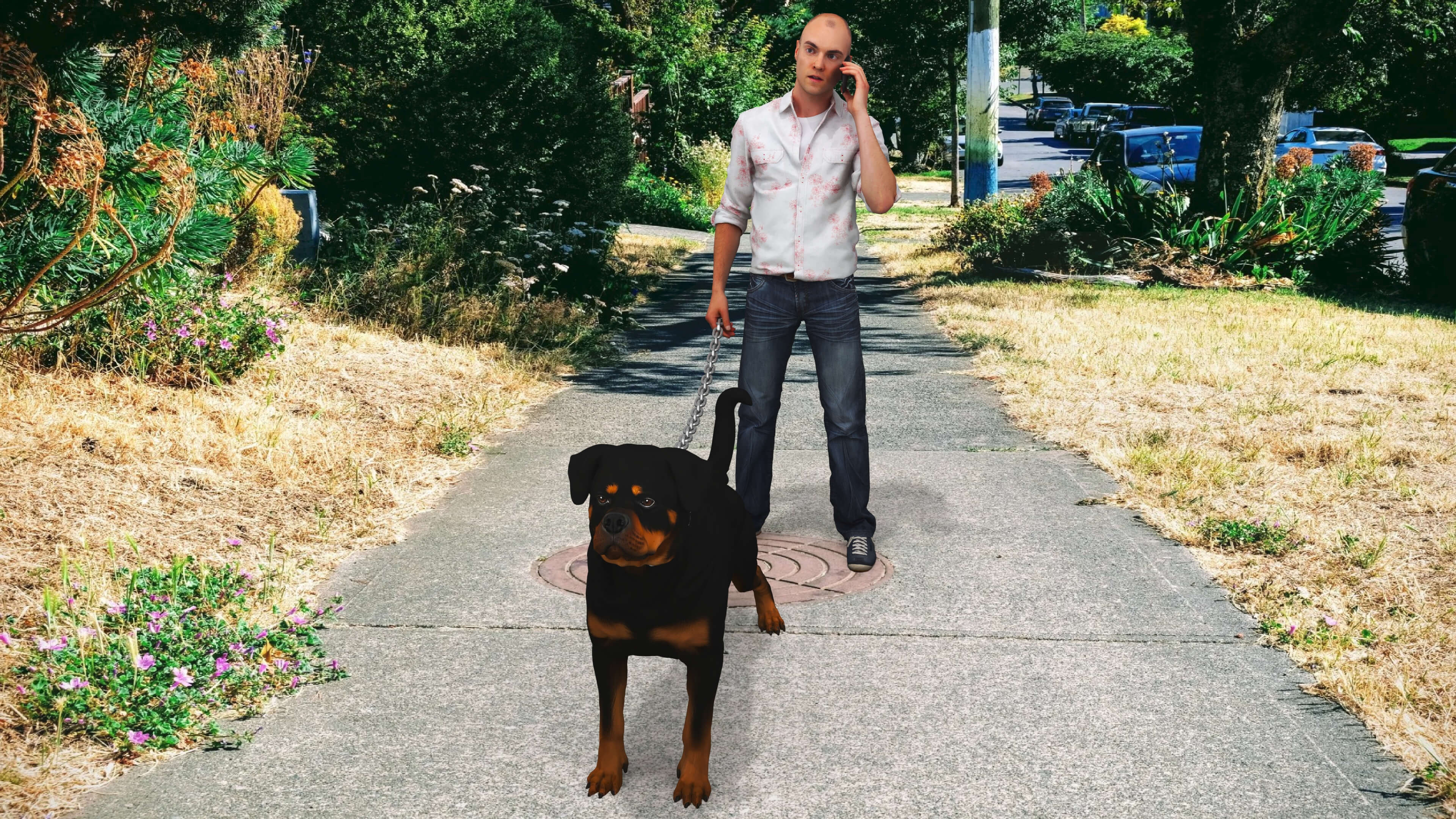 Protector Dog 3D Model