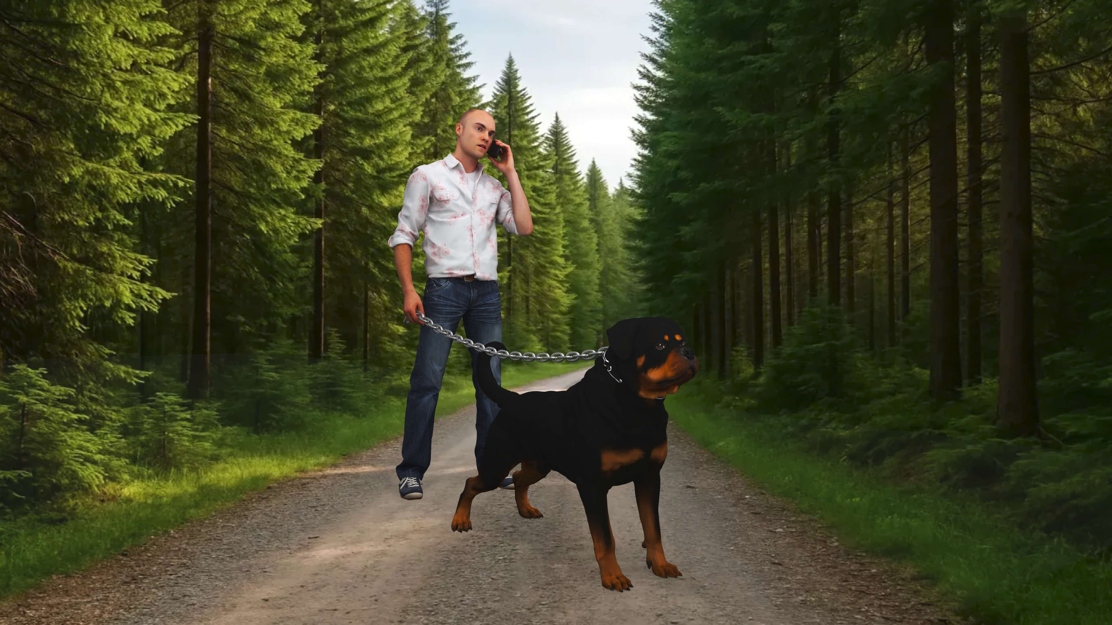 Protector Dog 3D Model