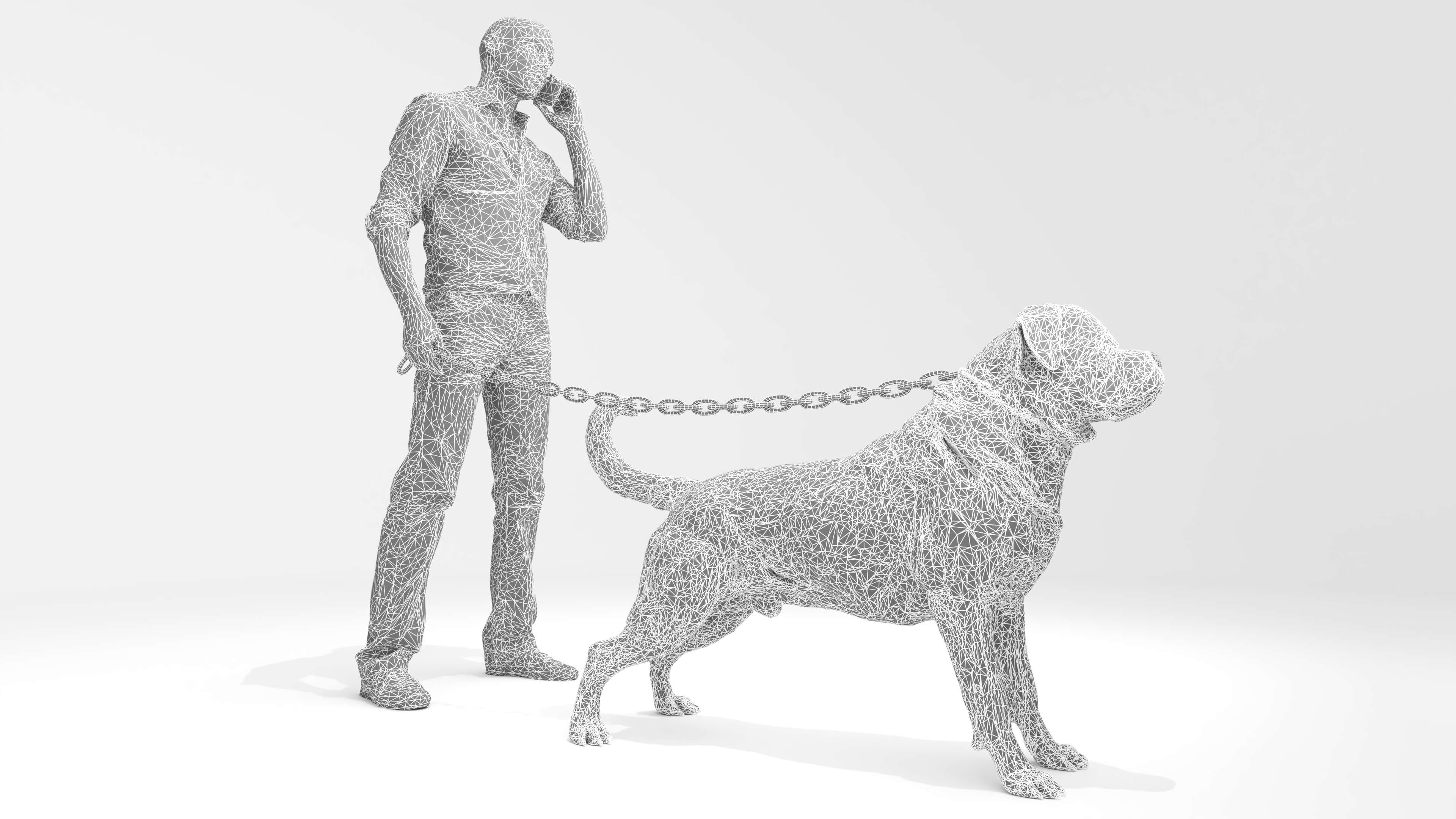 Protector Dog 3D Model