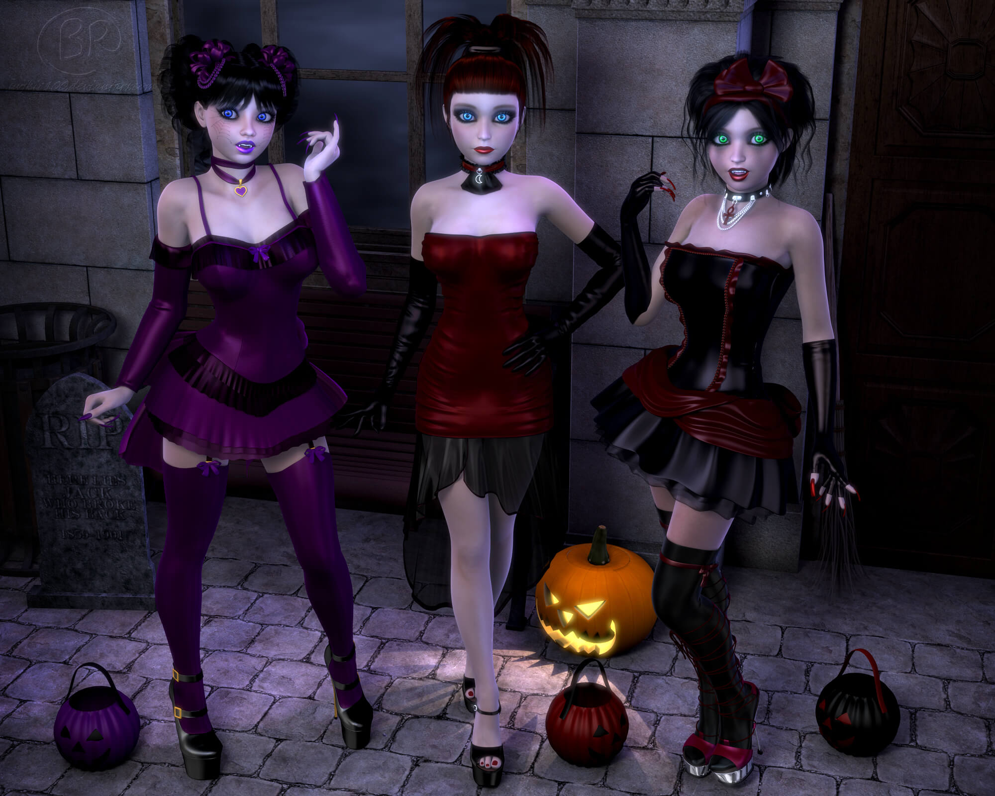 HalloVamps 2026 3D Render, Digital Artwork by Pinspotter
