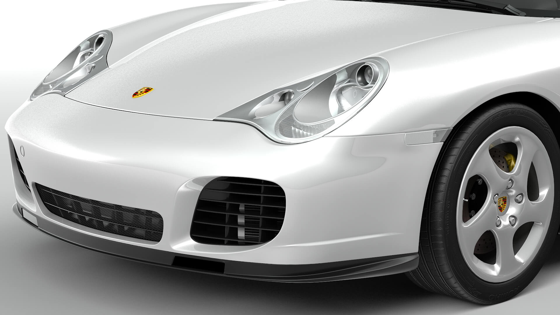 Porsche 996.2 Turbo 3D Model
