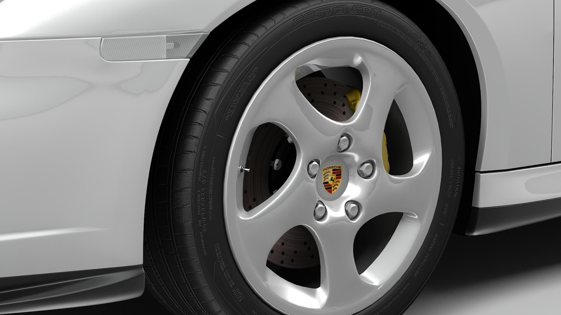 Porsche 996.2 Turbo 3D Model