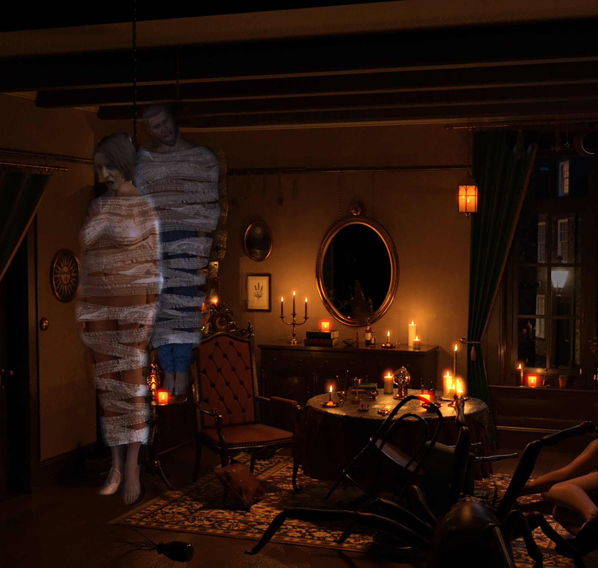 End of Seance 3D Render, Digital Art by pjcervantes