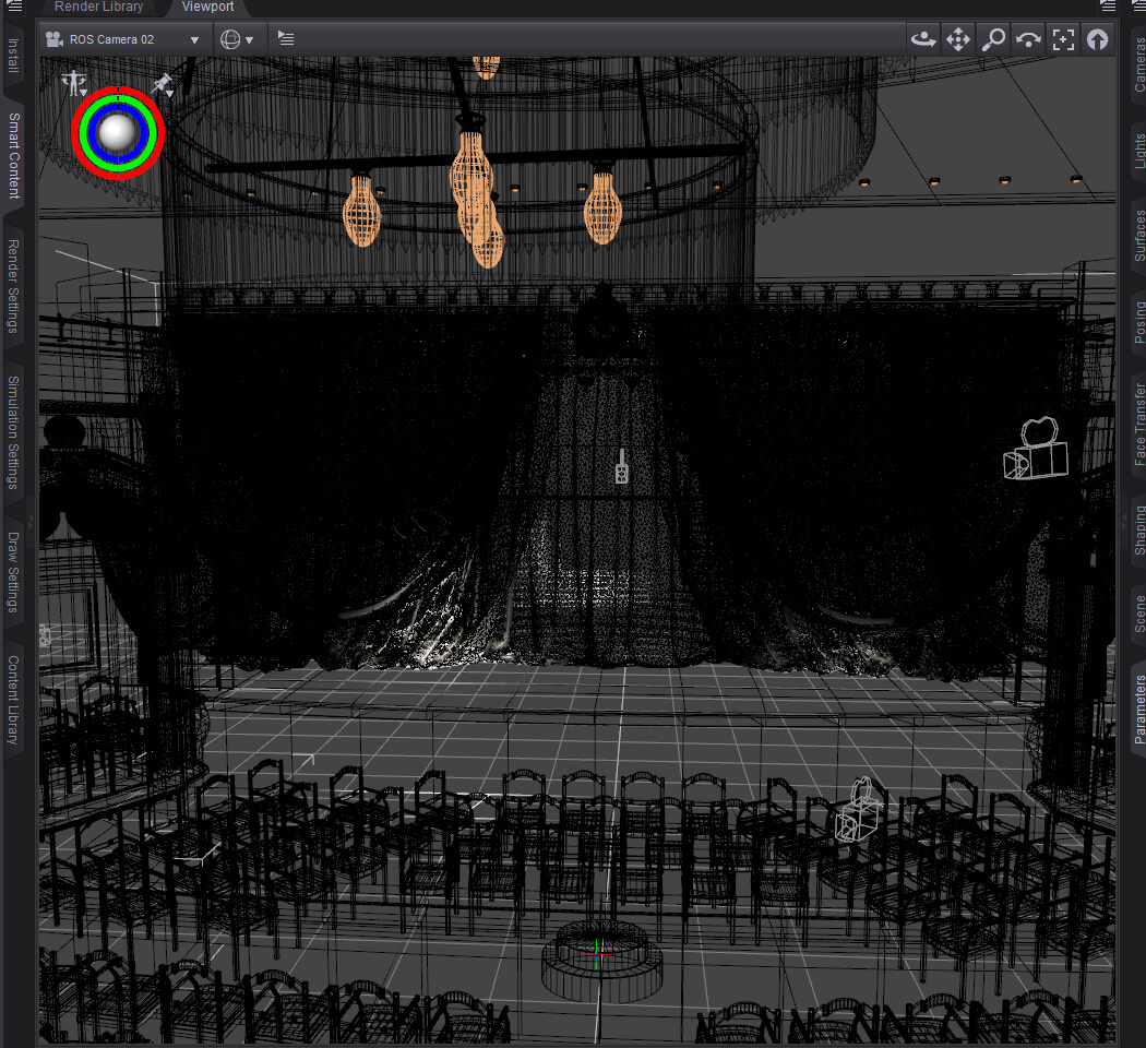 Stage Fright 3D Render, Digital Artwork by pjcervantes