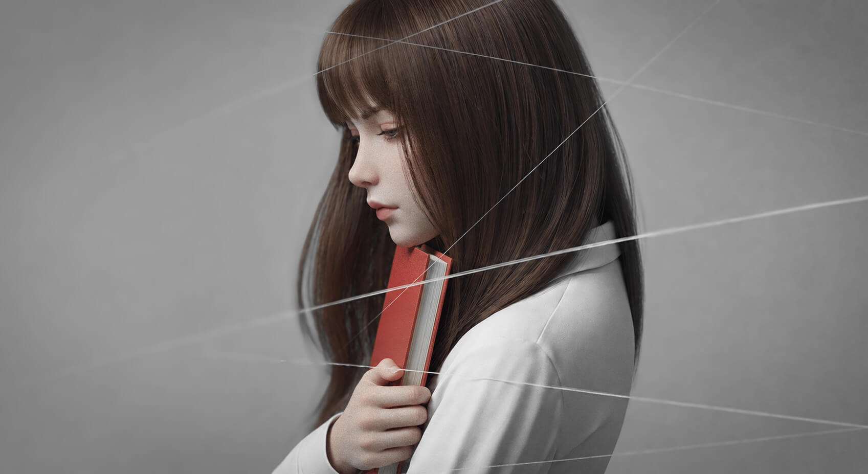 Emily 3D Render, Digital Artwork by PlasmaZ