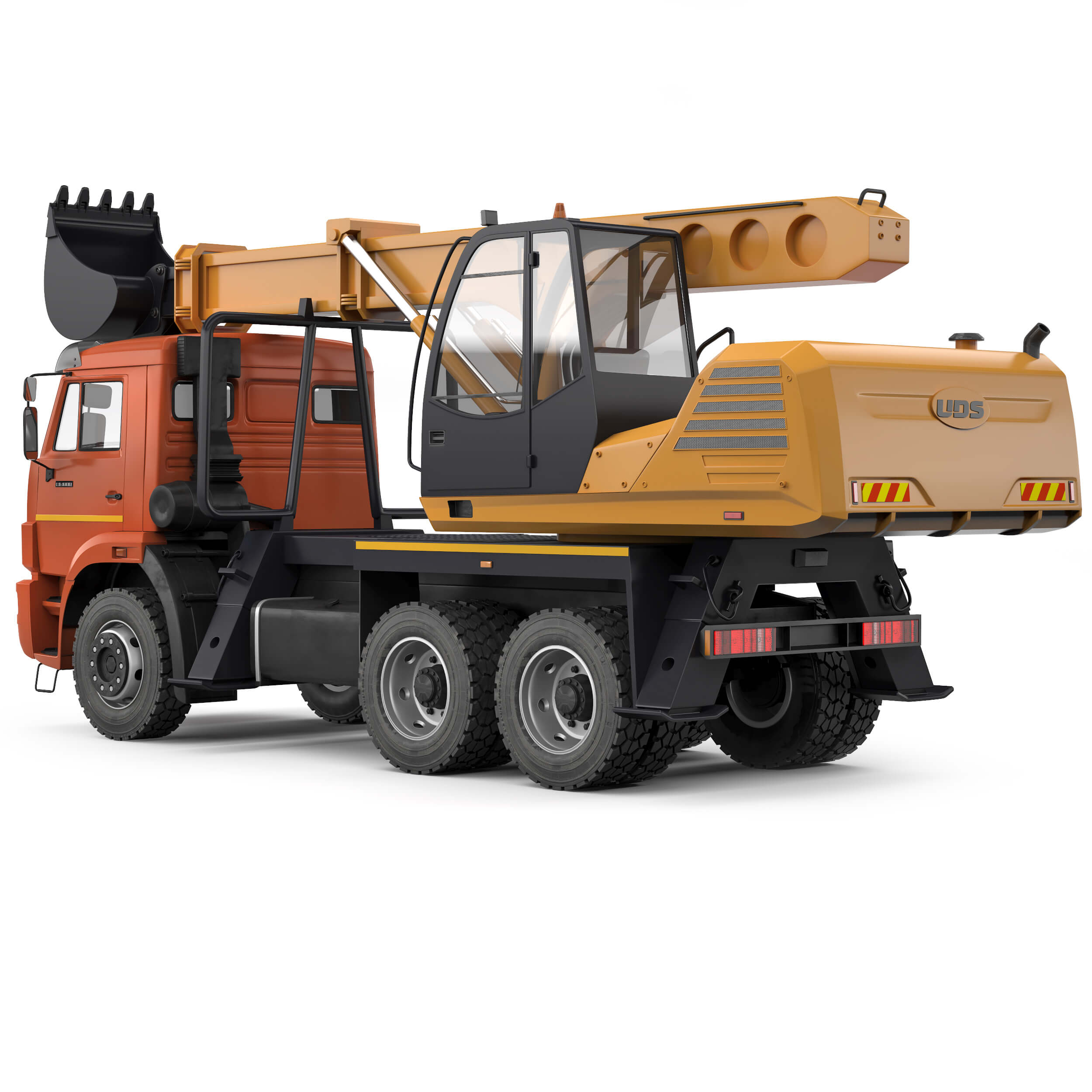 Kamaz 65111 UDS-114 2018 3D Model