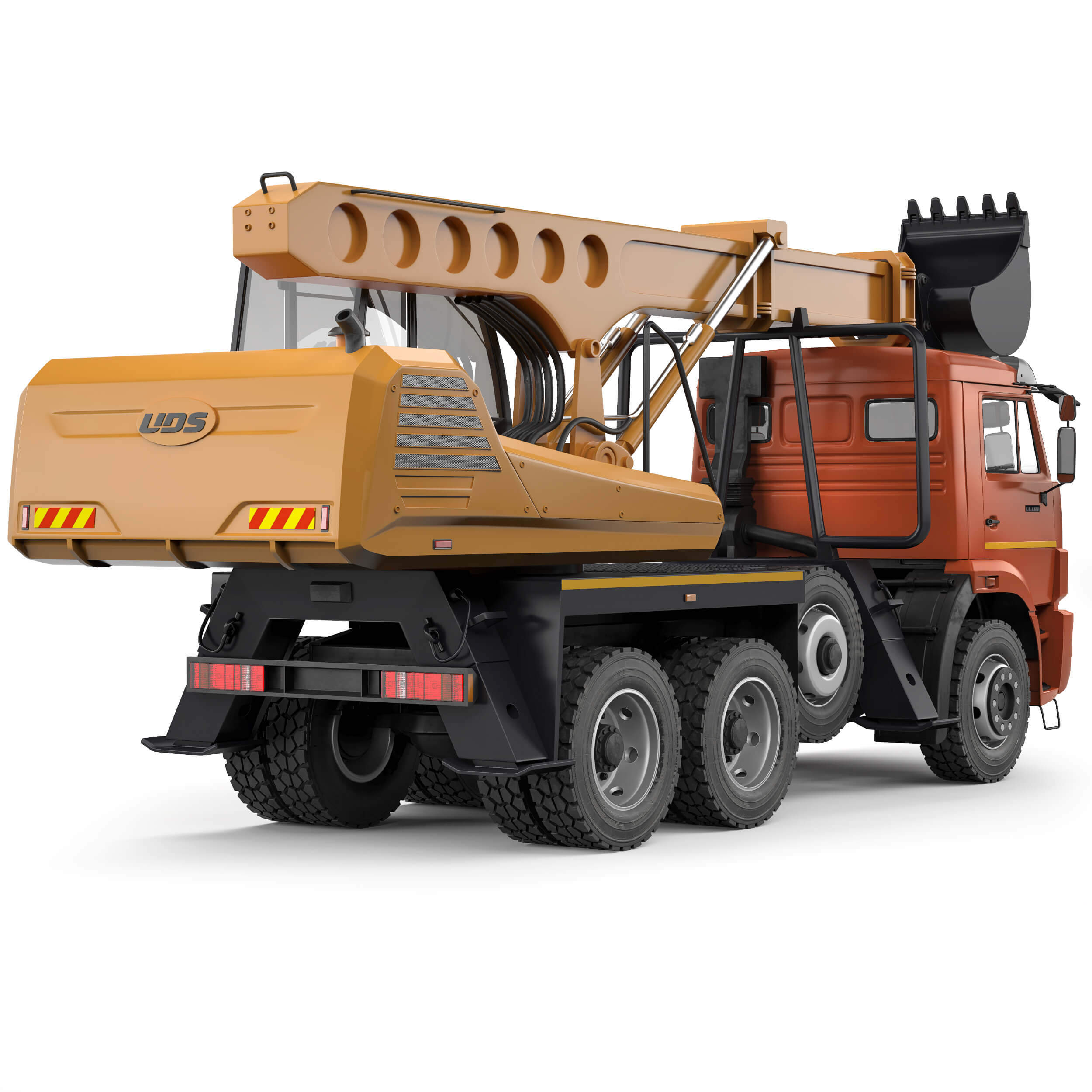 Kamaz 65111 UDS-114 2018 3D Model