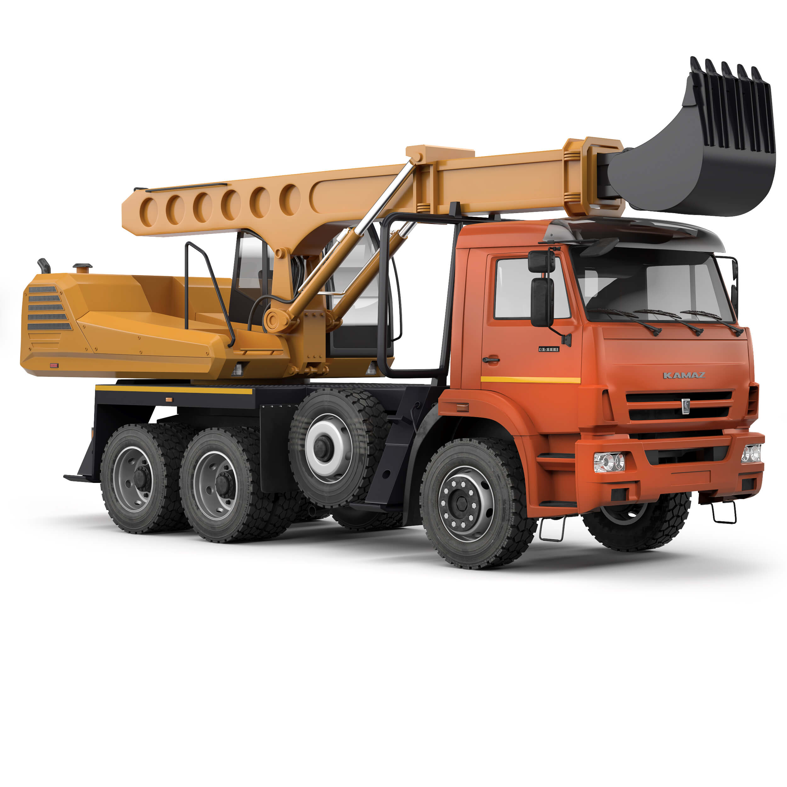 Kamaz 65111 UDS-114 2018 3D Model