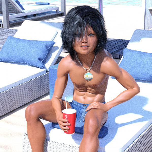 Boy on Beach