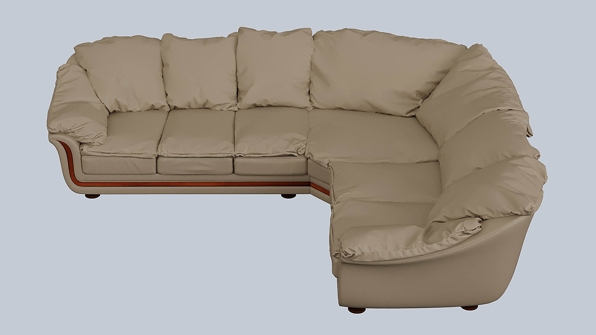 Angular Sofa 3D Model