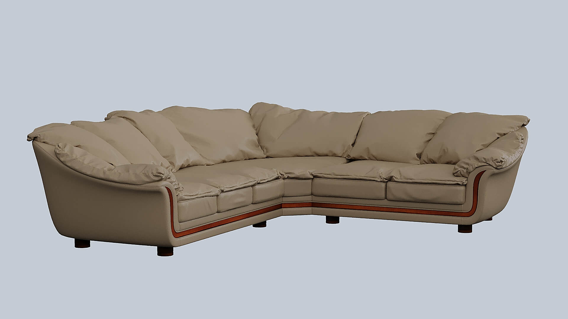 Angular Sofa 3D Model