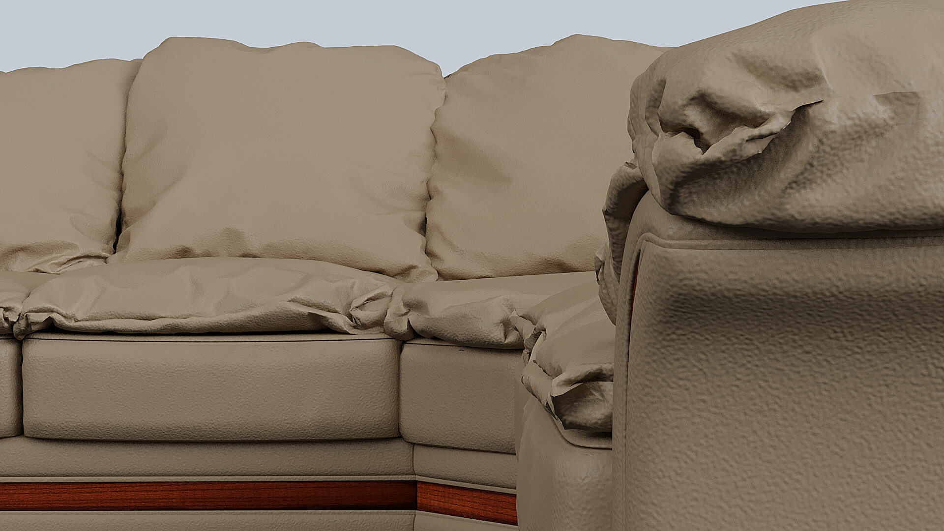 Angular Sofa 3D Model