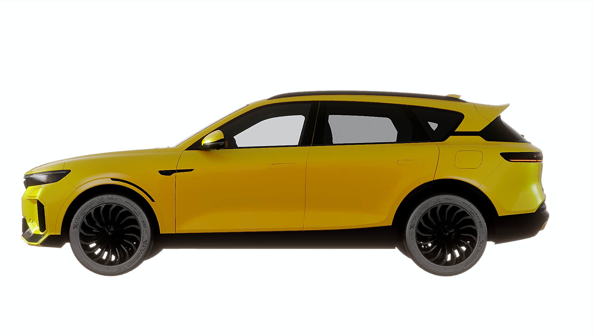 Electric Car Voyah Free 2025 3D Model