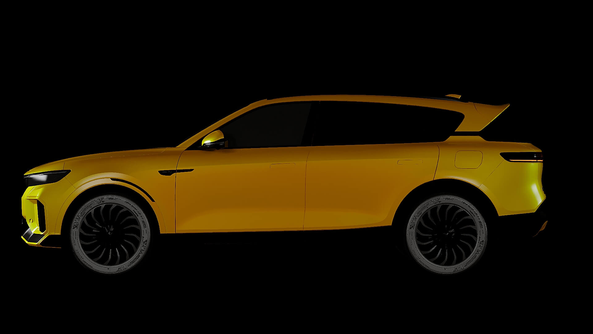 Electric Car Voyah Free 2025 3D Model