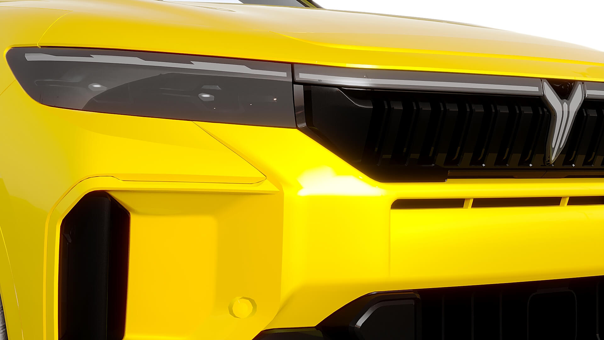 Electric Car Voyah Free 2025 3D Model