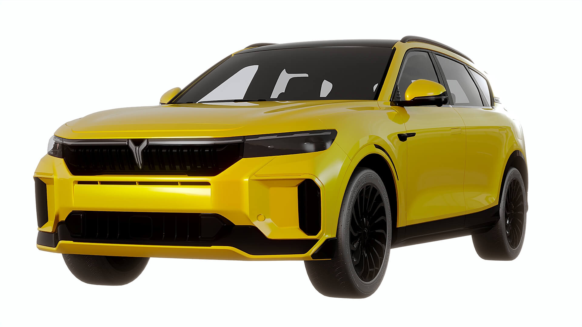 Electric Car Voyah Free 2025 3D Model