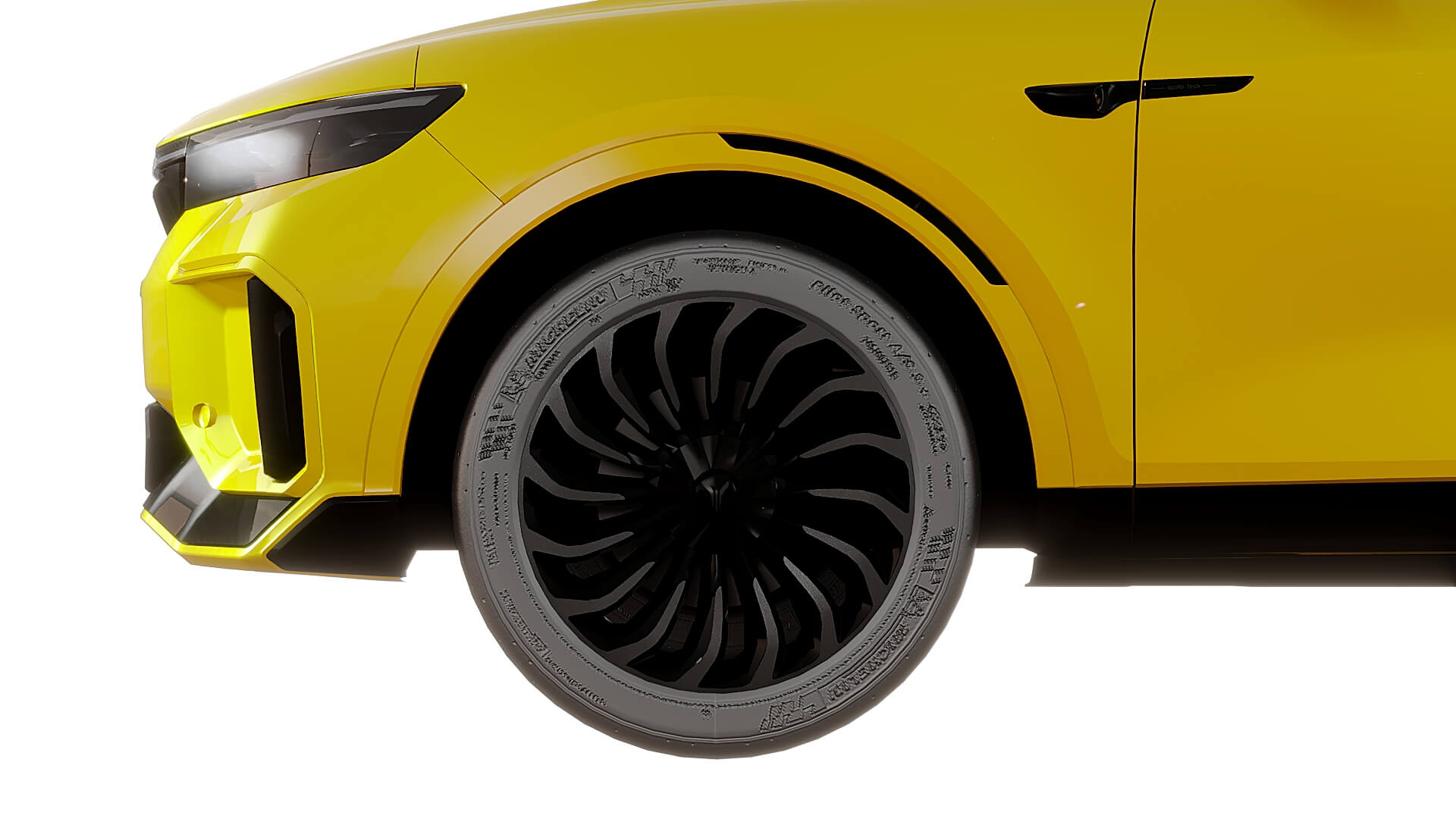 Electric Car Voyah Free 2025 3D Model