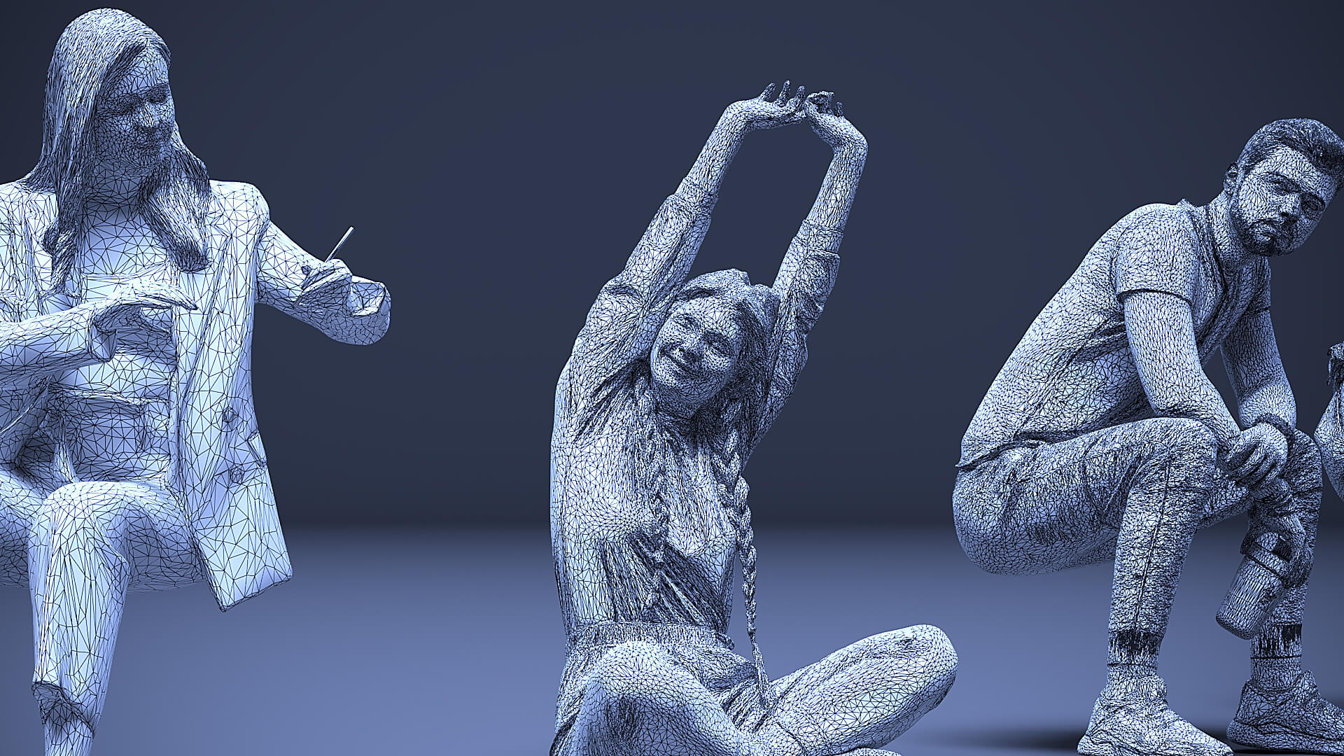 Models of People X 10 01 3D Model